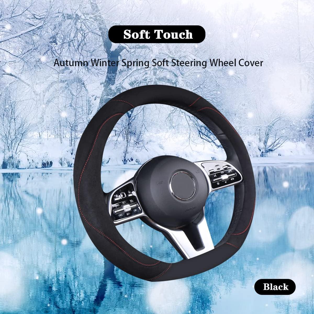 Cubierta de Volante Suave WJMZ Forma D 37-38 cm Negra