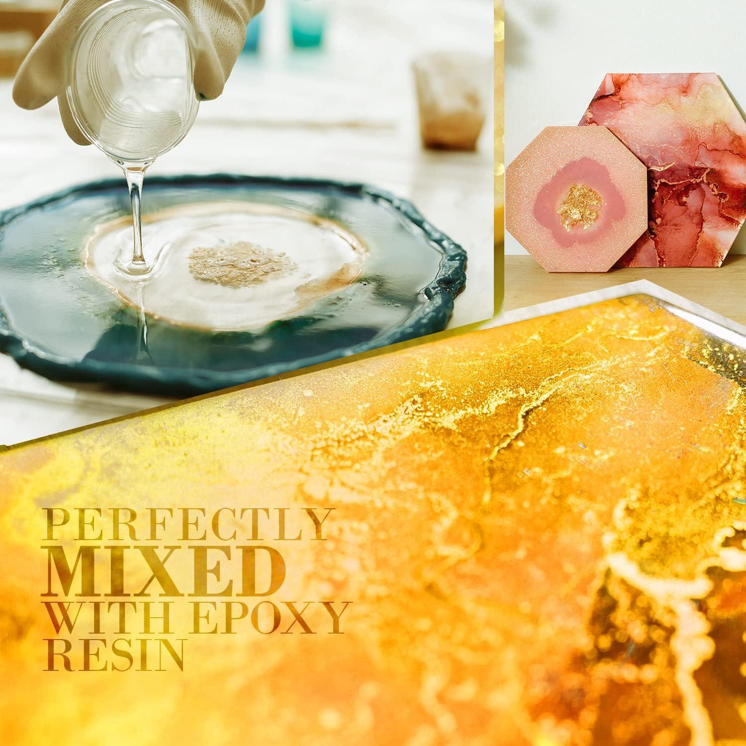 Polvo de Mica de Oro 24K TECHAROOZ 100g - Pigmento Cosmético