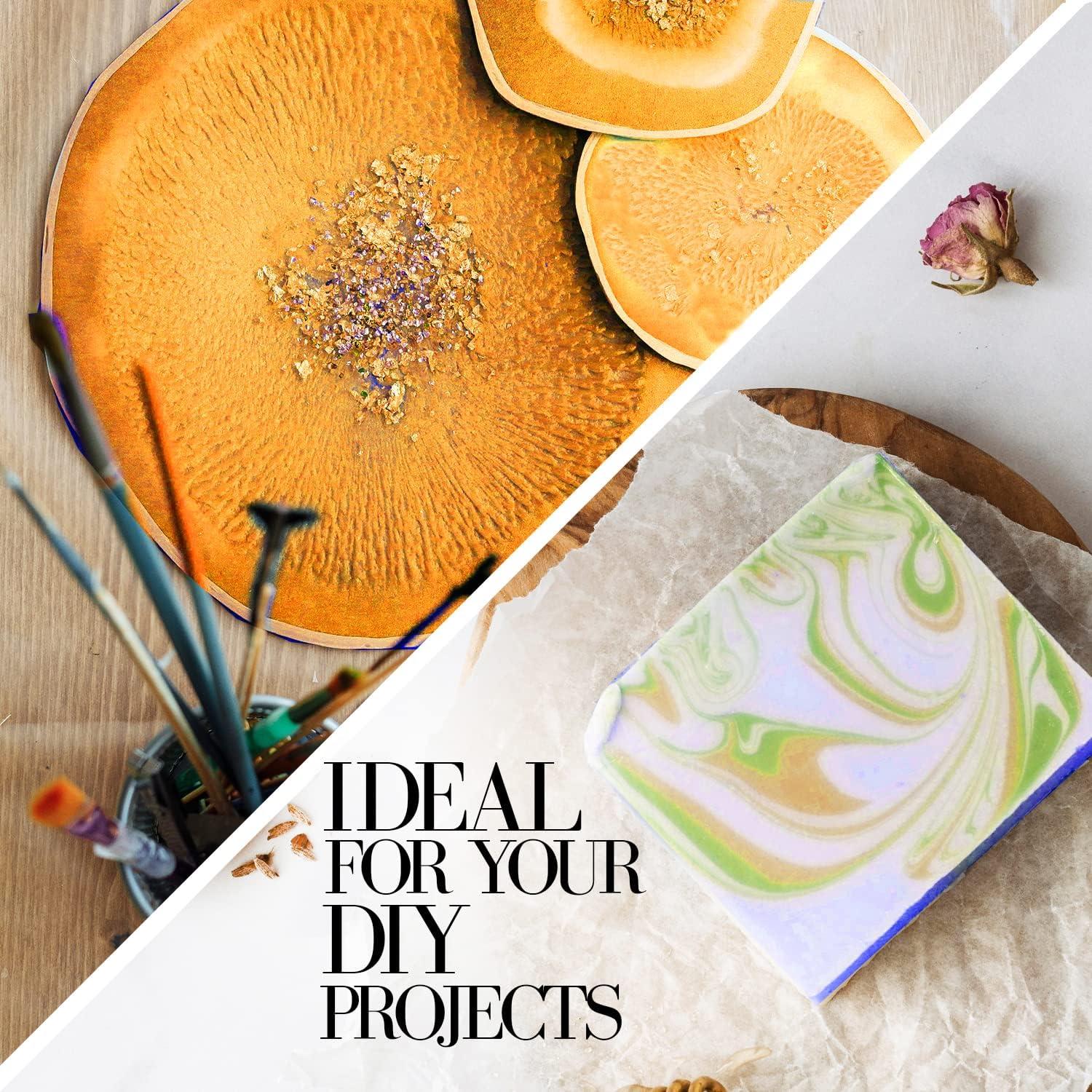 Polvo de Mica de Oro 24K TECHAROOZ 100g - Pigmento Cosmético