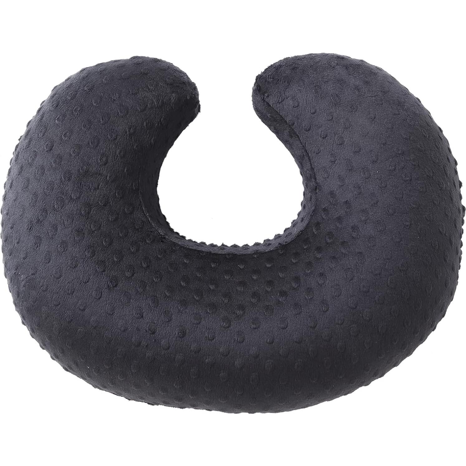 Almohada de Lactancia DONOMILO Semicircular Negra 55.88x44.96cm