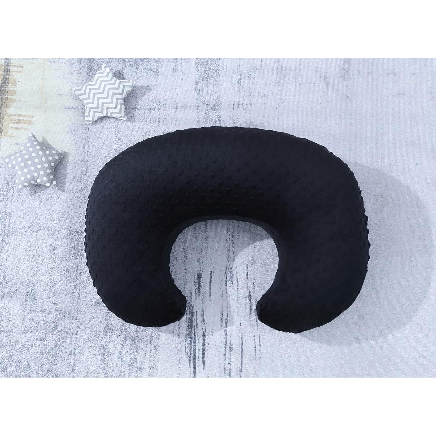 Almohada de Lactancia DONOMILO Semicircular Negra 55.88x44.96cm