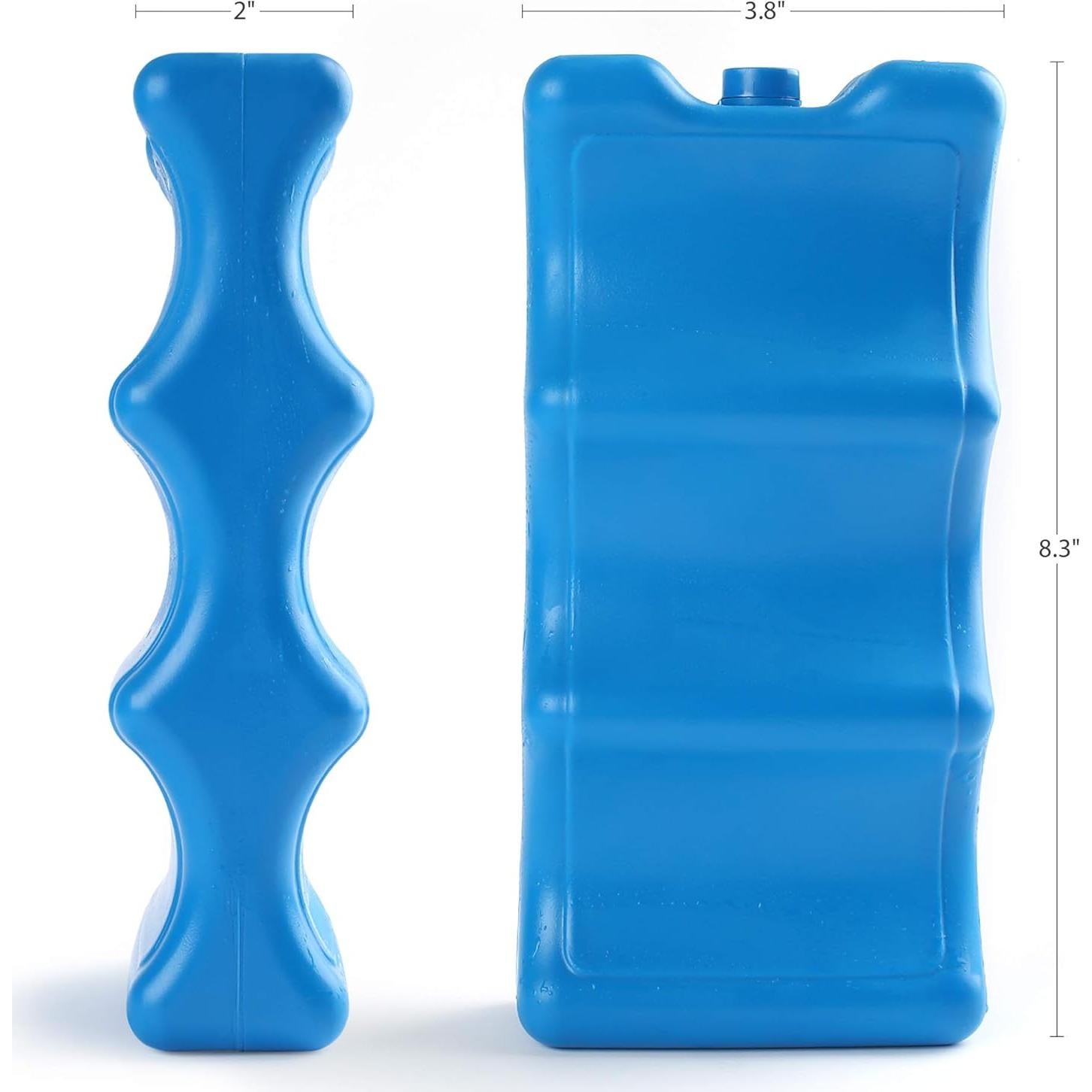 Paquete de Hielo Reutilizable LotFancy 2-Pack Azul 525g