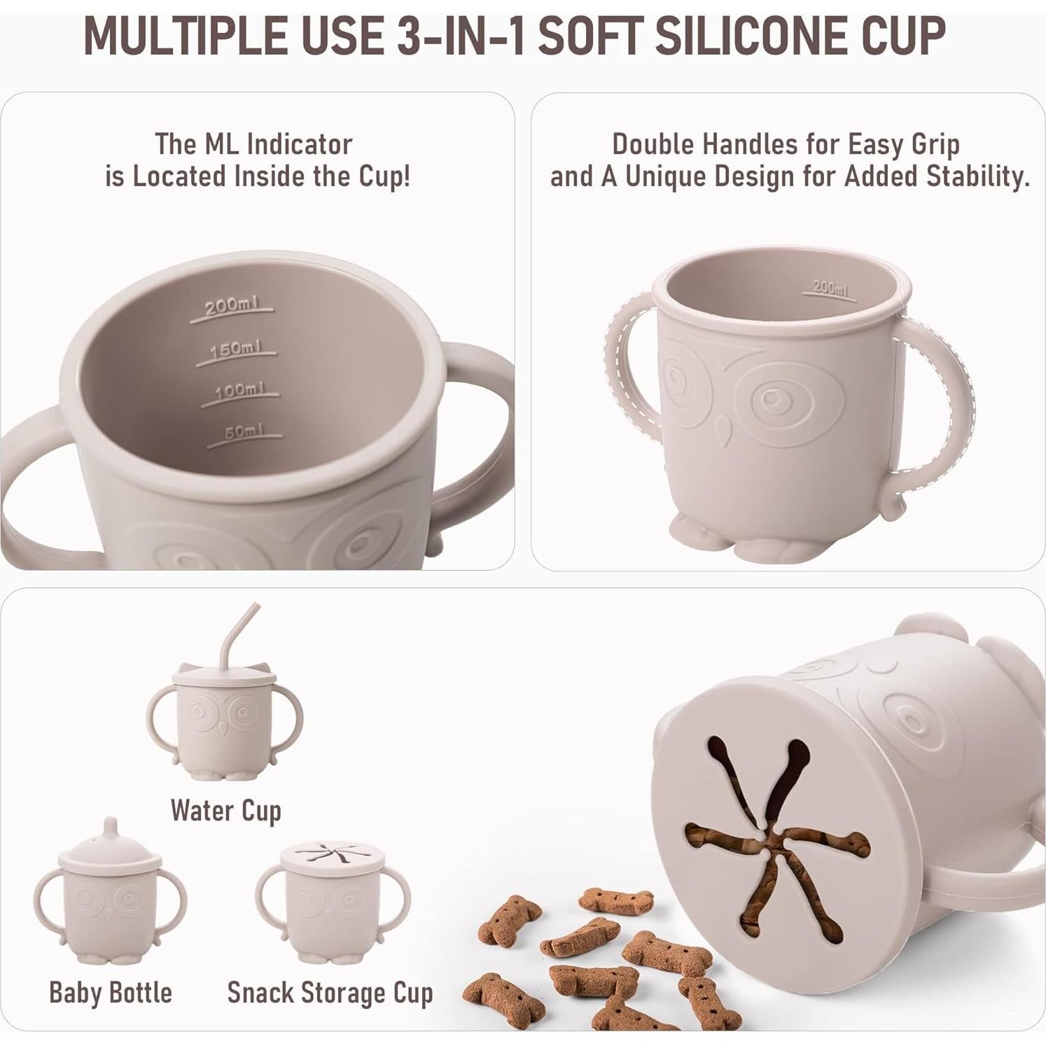 Juego de Alimentación para Bebés Bnditeu 10 Piezas Silicona