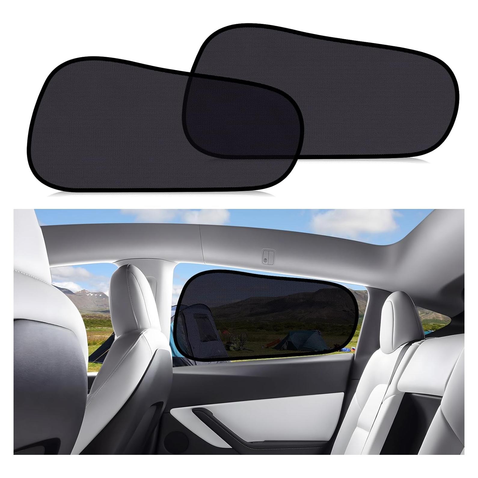 Sombrilla Semitransparente ZATOOTO para Ventana Tesla Model Y