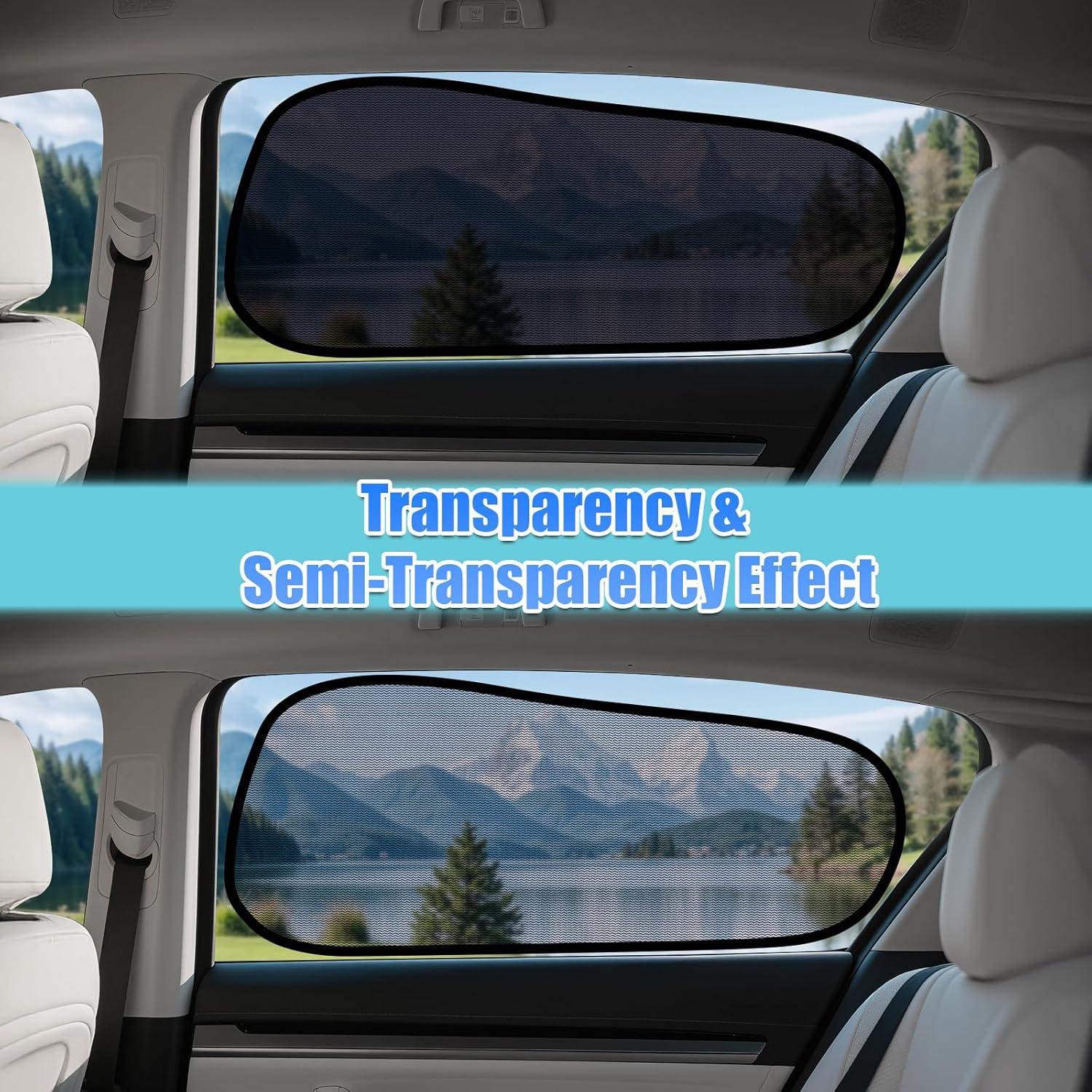 Sombrilla Semitransparente ZATOOTO para Ventana Tesla Model Y