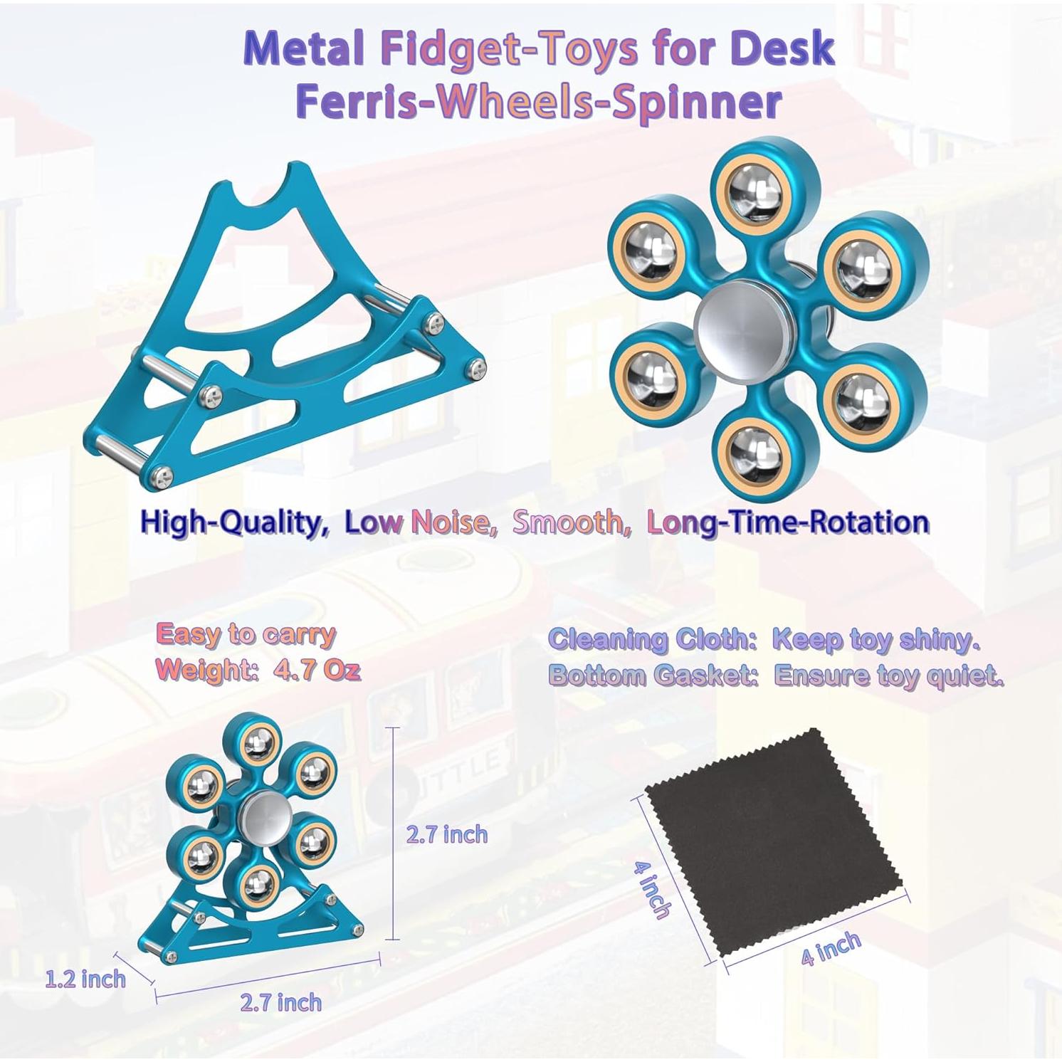 Spinner de Rueda de la Fortuna Samisolera 7.11 cm Alivio Estrés