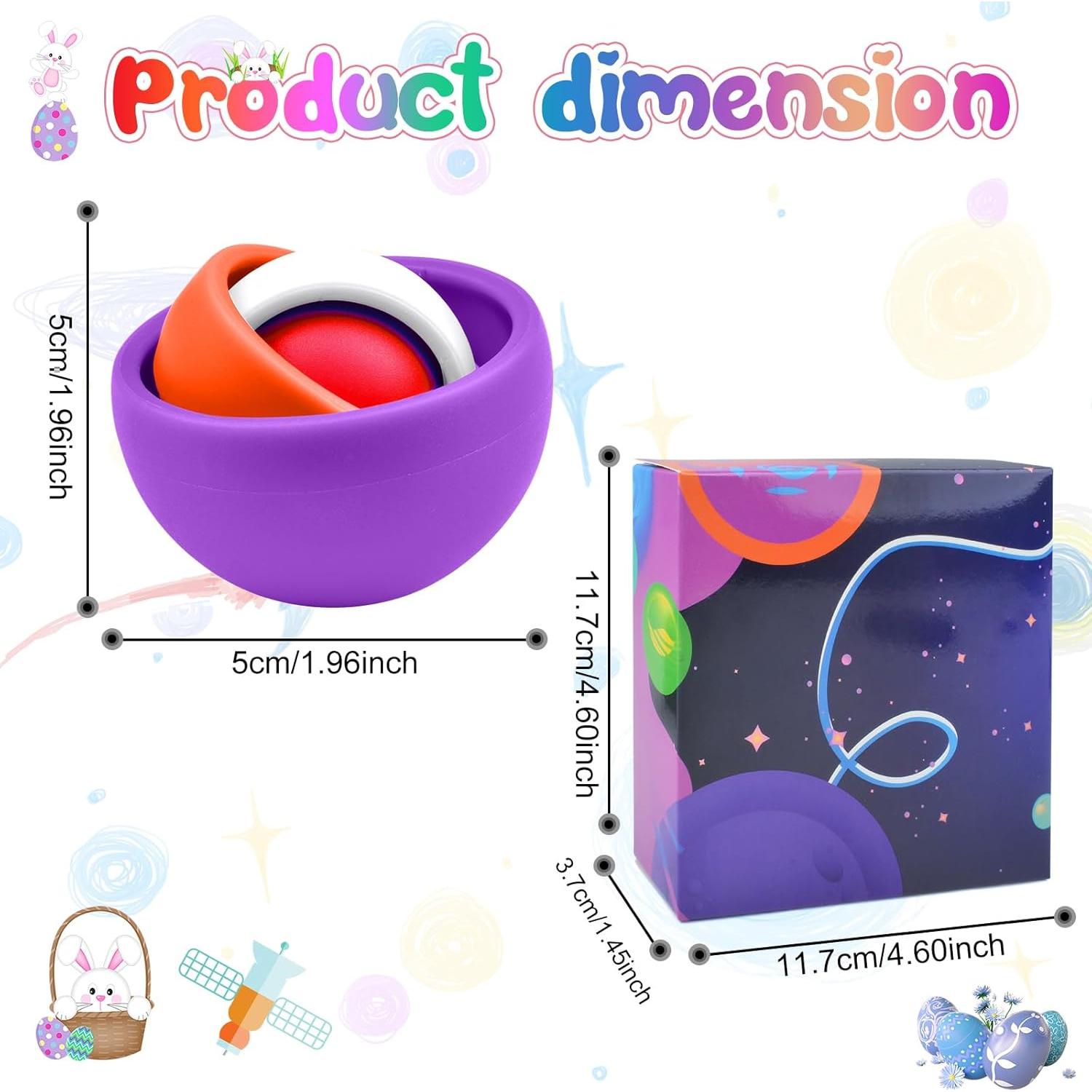 Set de Juguetes Antiestrés Yrissmiss 4 Piezas Colores Aleatorios