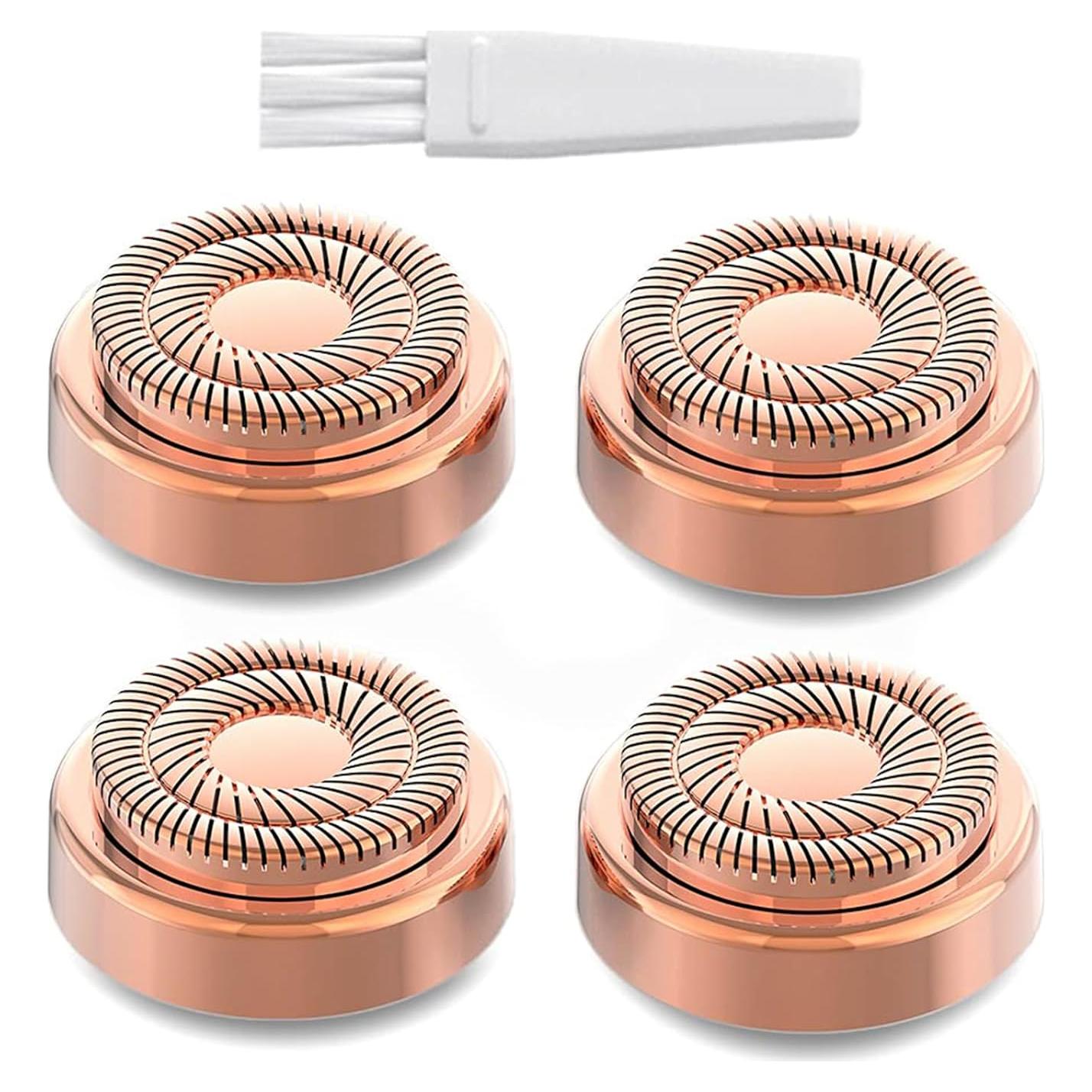 Cabezas de Reemplazo Tuokiy para Removedor de Vello Facial Flawless Gen 2 - Paquete de 4