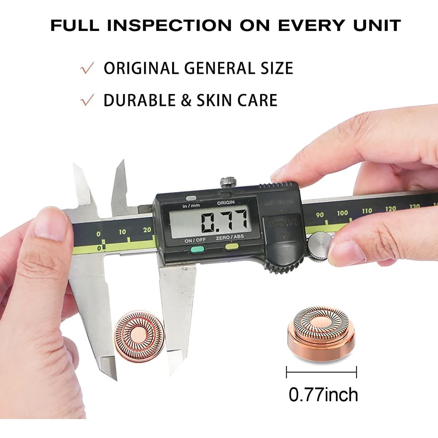 Cabezas de Reemplazo Tuokiy para Removedor de Vello Facial Flawless Gen 2 - Paquete de 4