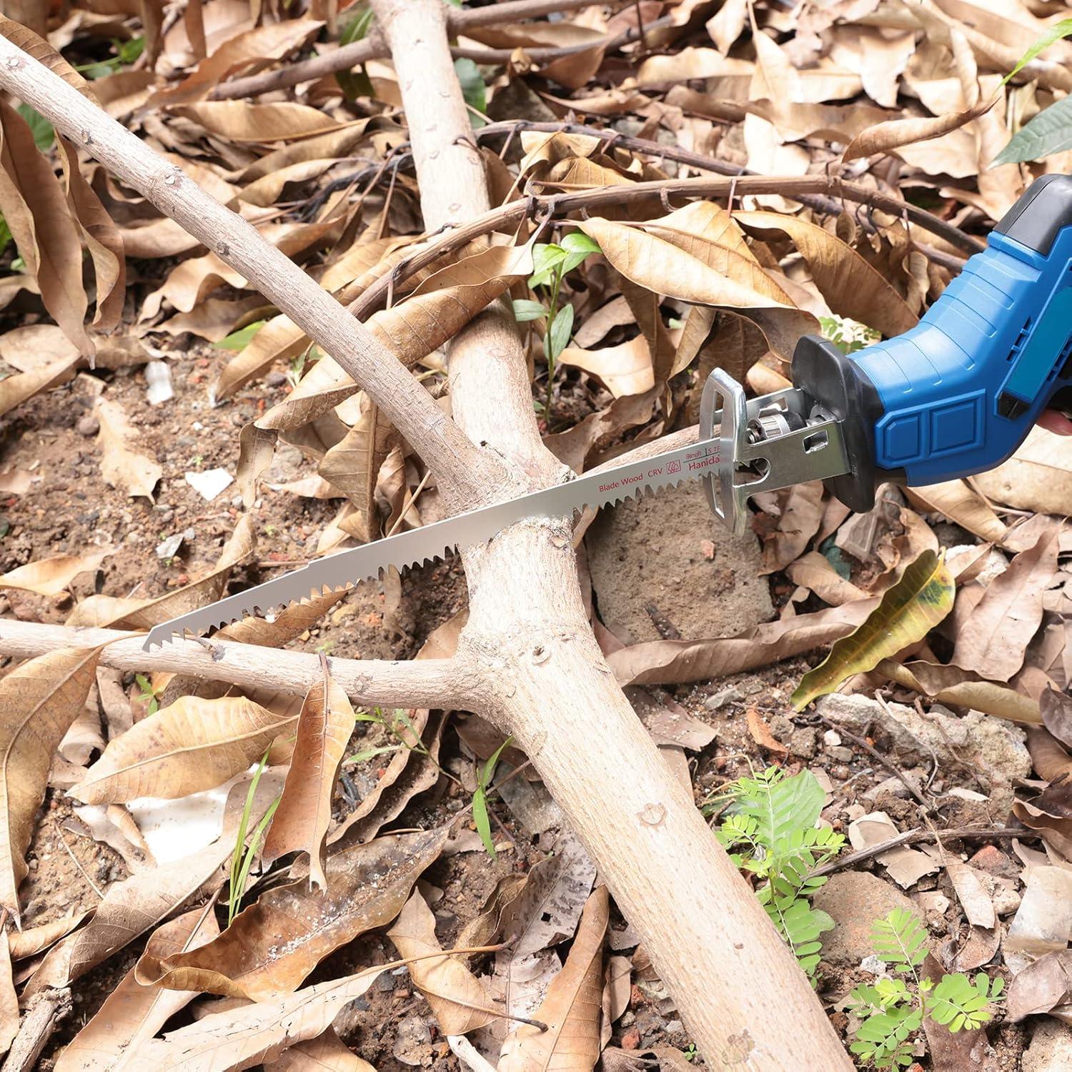 Paquete de 12 Hojas de Sierra Recíproca Hanida para Metal y Madera