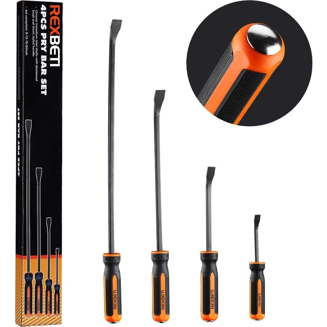 Juego de Palancas REXBETI 4 Piezas 20-61 cm Herramientas Manuales