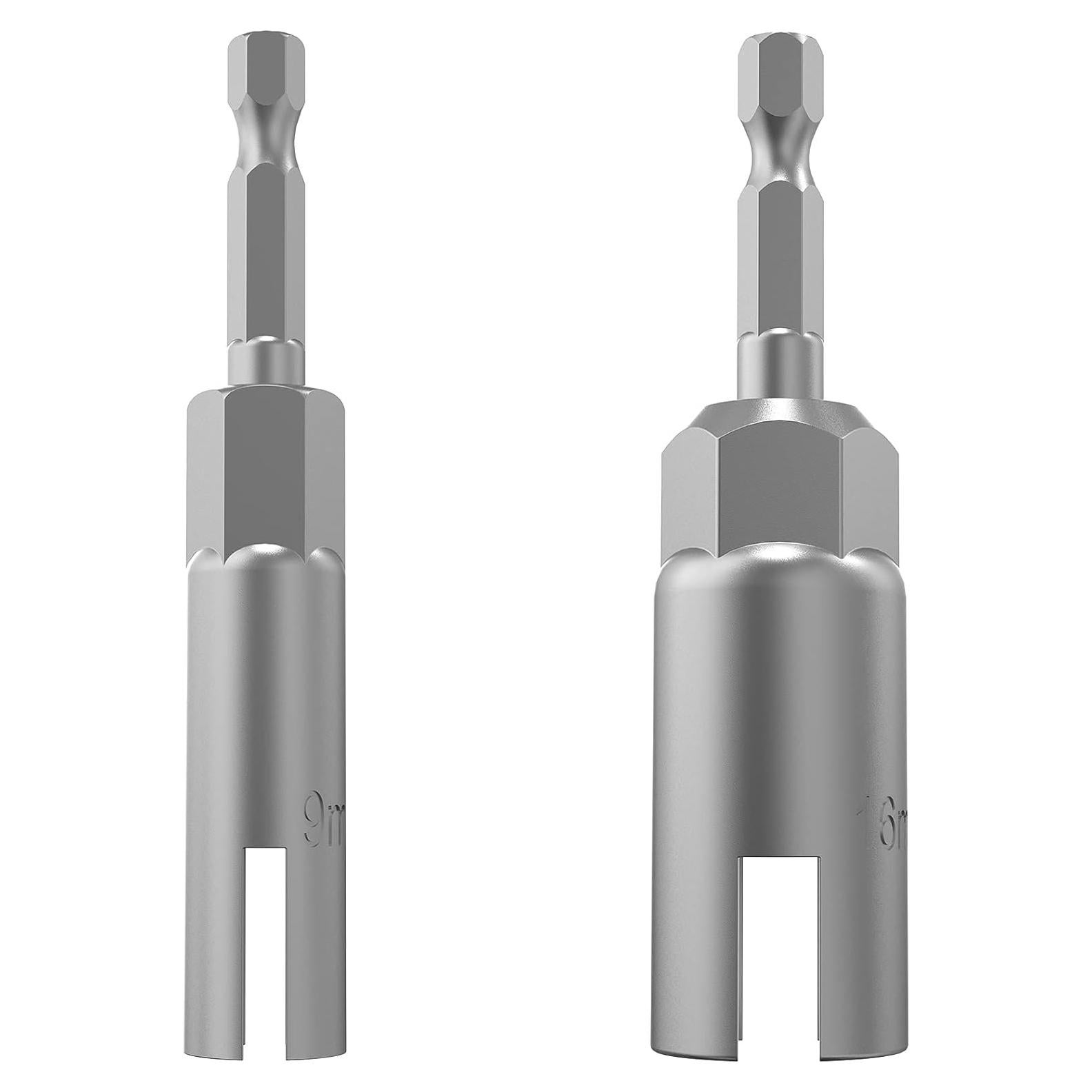 Kit de Destornillador de Tuerca XZUHYE 1/4" Hexagonal 9mm 16mm