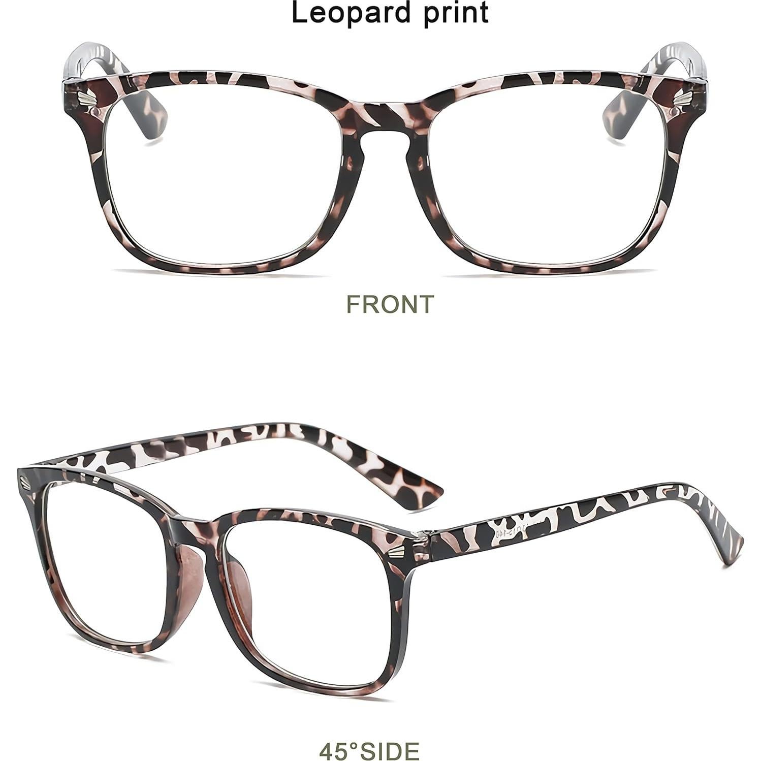 Paquete de 4 Gafas de Lectura CVVTSPE Antirreflejo UV400