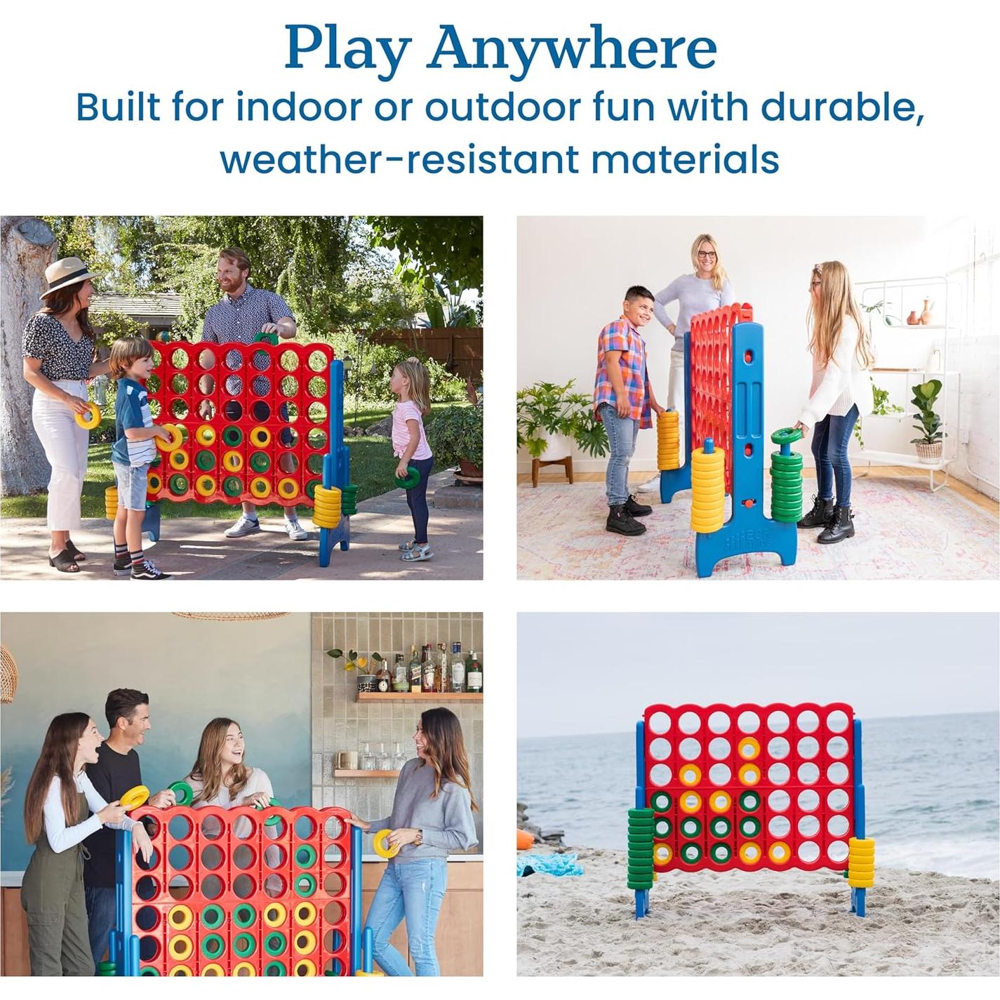 Juego Jumbo 4-En-Fila ECR4Kids - Diversión al Aire Libre