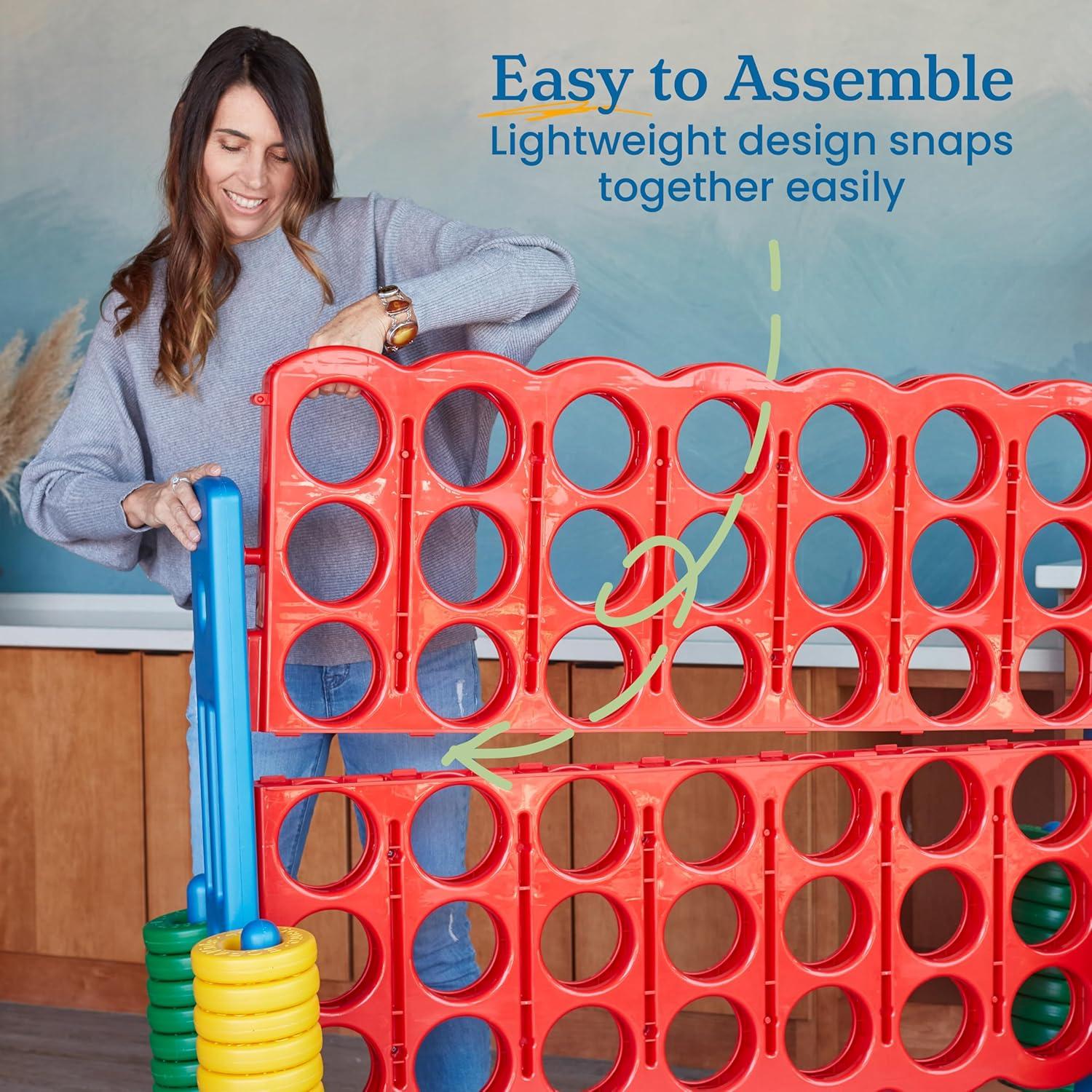 Juego Jumbo 4-En-Fila ECR4Kids - Diversión al Aire Libre