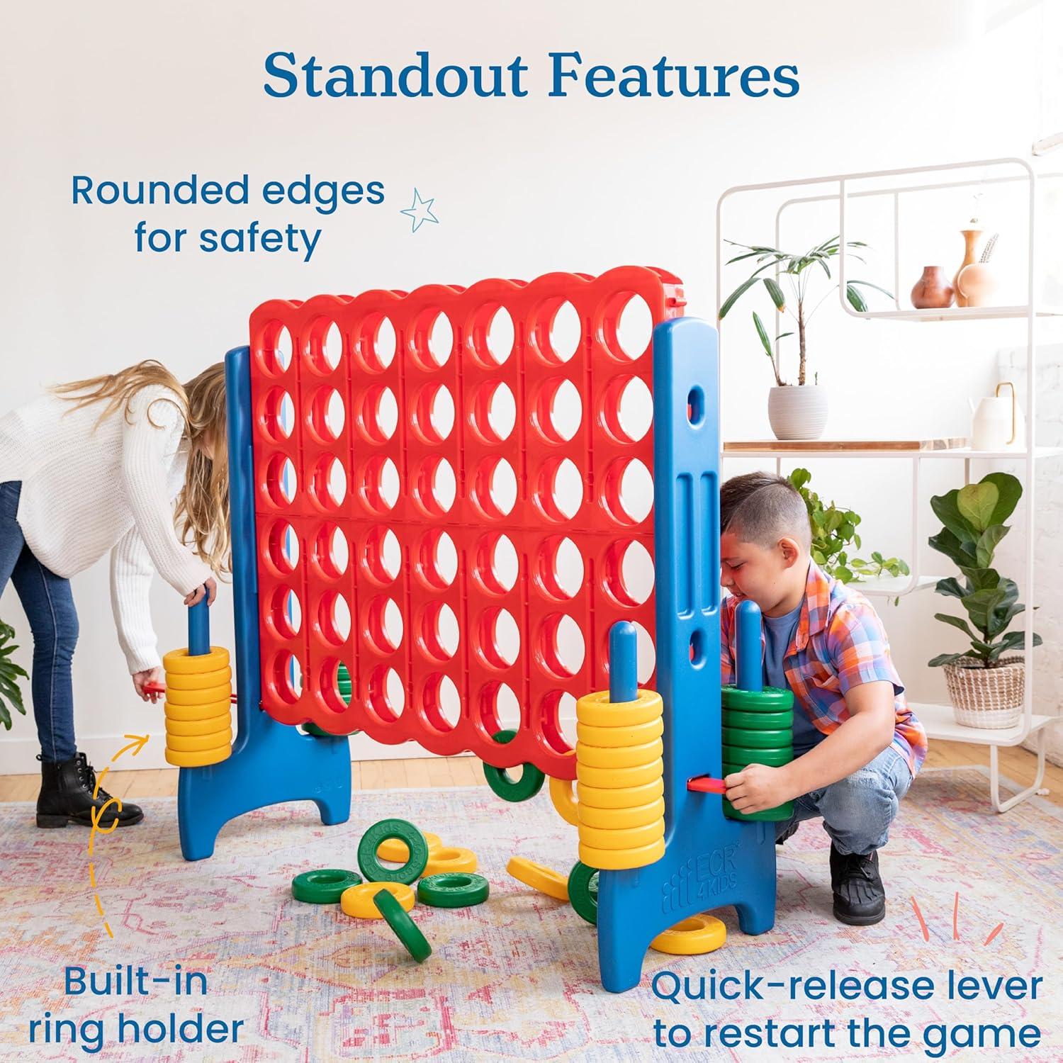 Juego Jumbo 4-En-Fila ECR4Kids - Diversión al Aire Libre