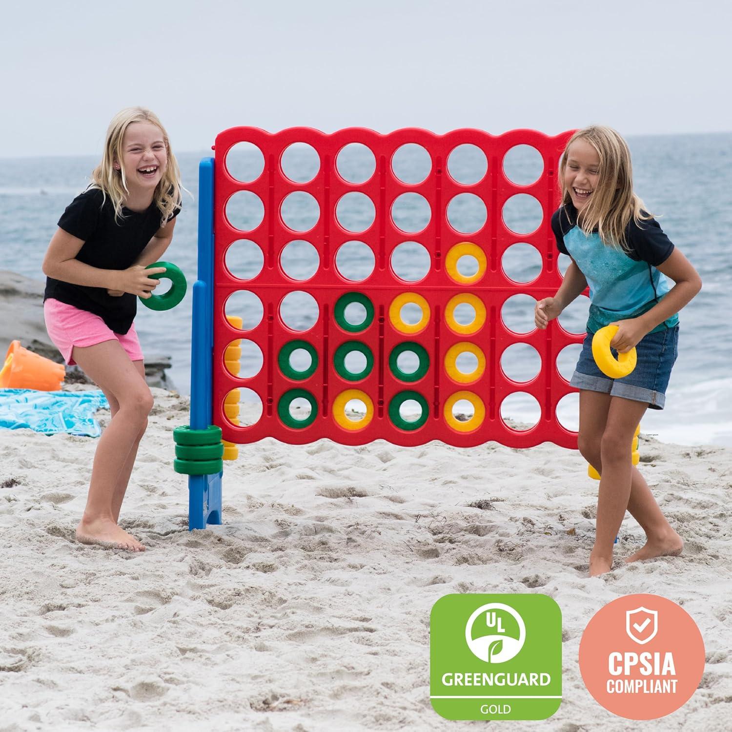 Juego Jumbo 4-En-Fila ECR4Kids - Diversión al Aire Libre