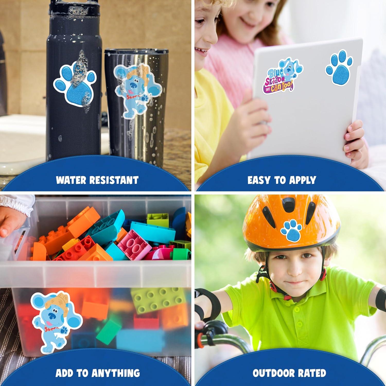 Set de 4 Calcomanías de Vinilo Blue's Clues - Aventura Oeste