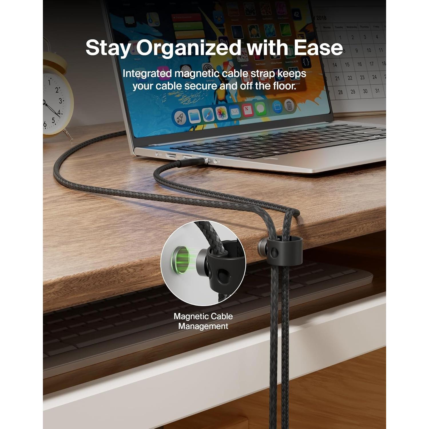 Cable USB-C a USB-A Belkin BoostCharge Pro Flex 1M Trenzado