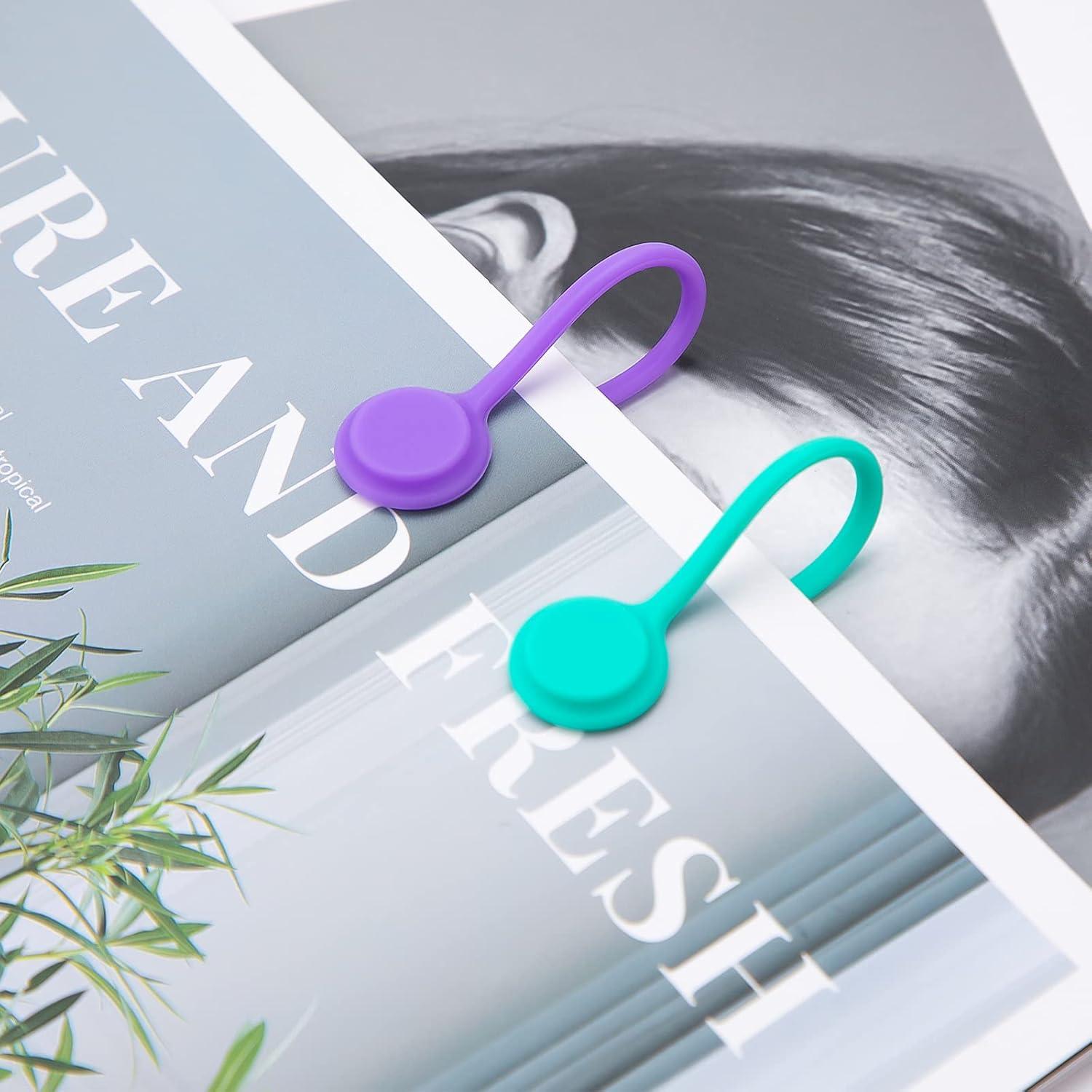 Clips Magnéticos de Silicona LUTER 16 Piezas 8 Colores