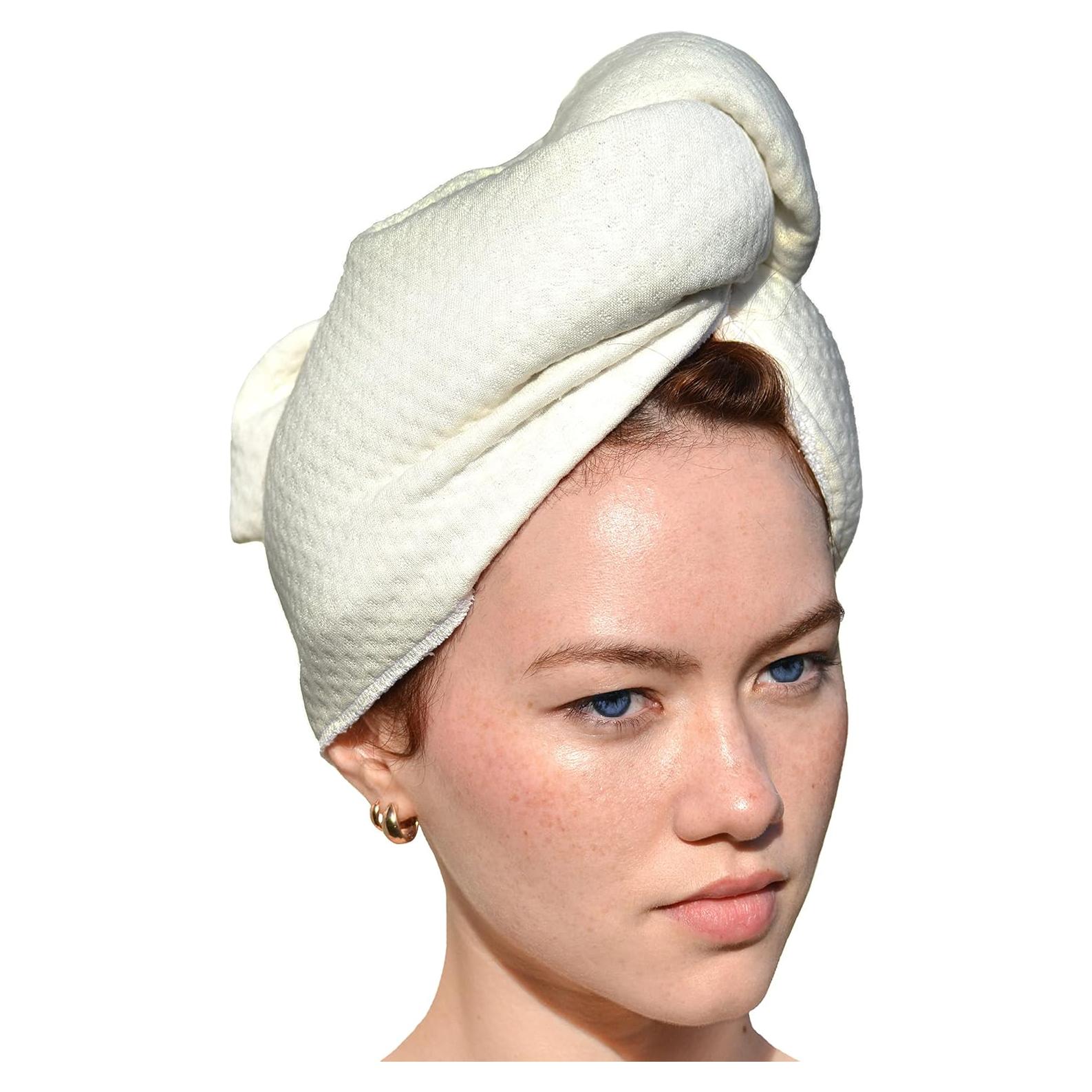 Toalla para Cabello Rizado El Armario de Mamá Genial - Viscosa de Bambú Orgánico