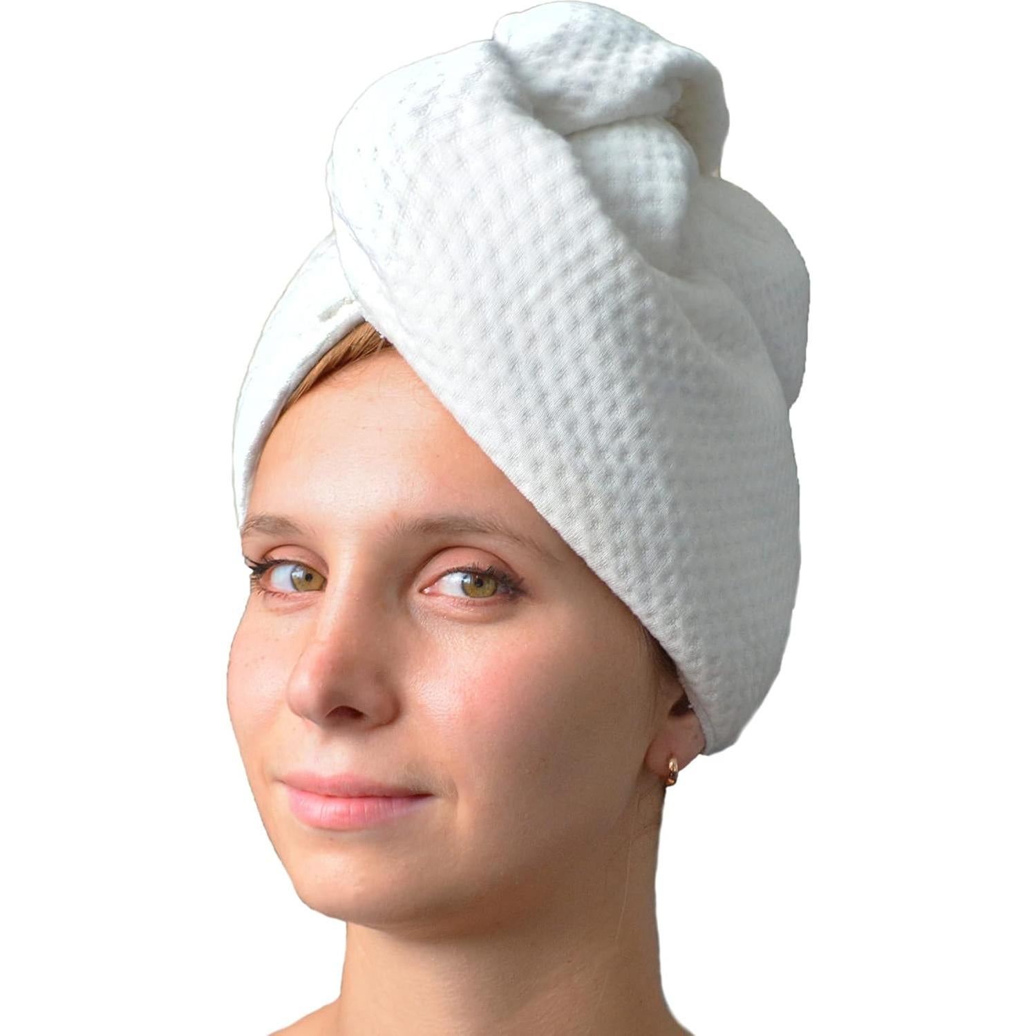 Toalla para Cabello Rizado El Armario de Mamá Genial - Viscosa de Bambú Orgánico