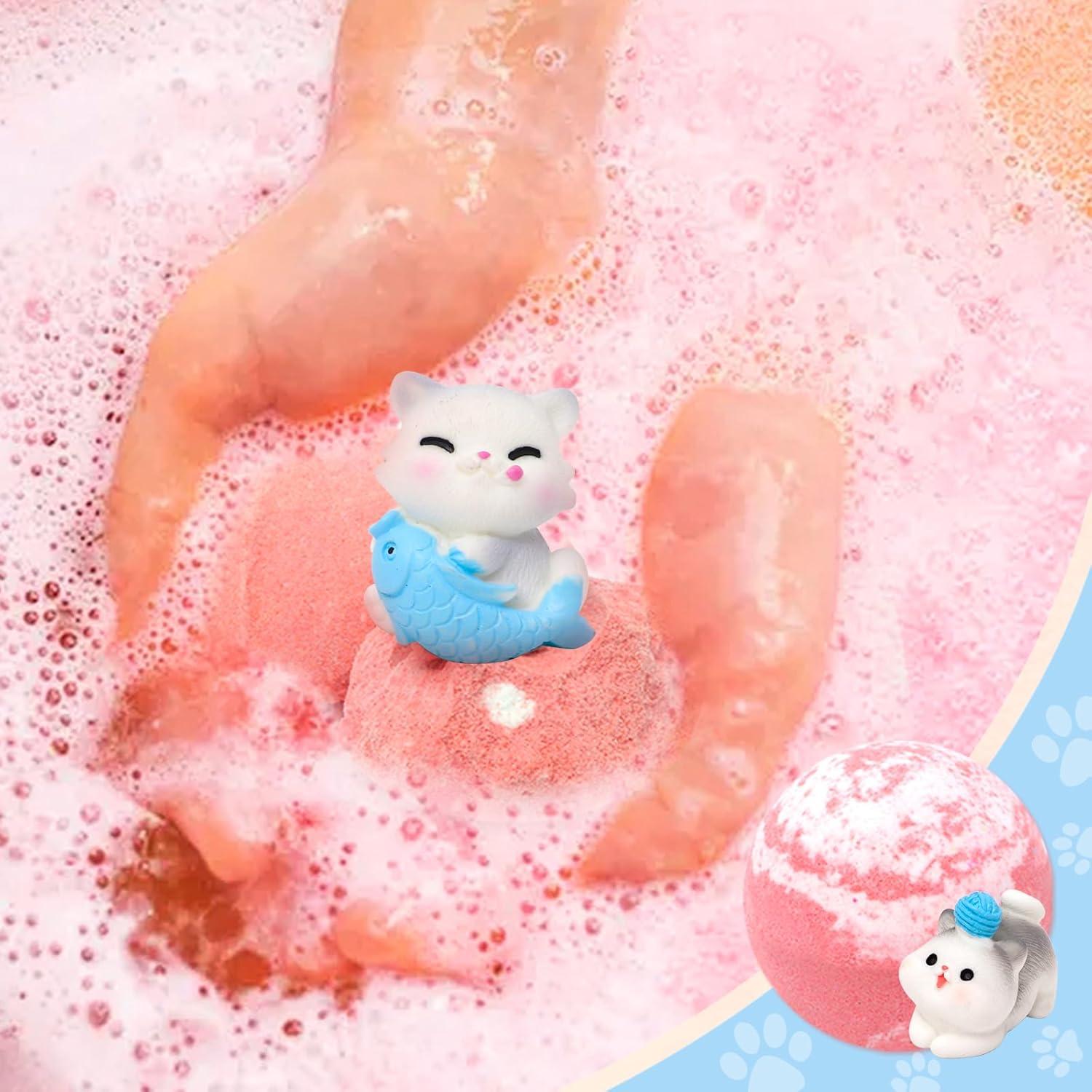 Set de 12 Bombas de Baño Efervescentes FUNCREVITY con Juguetes