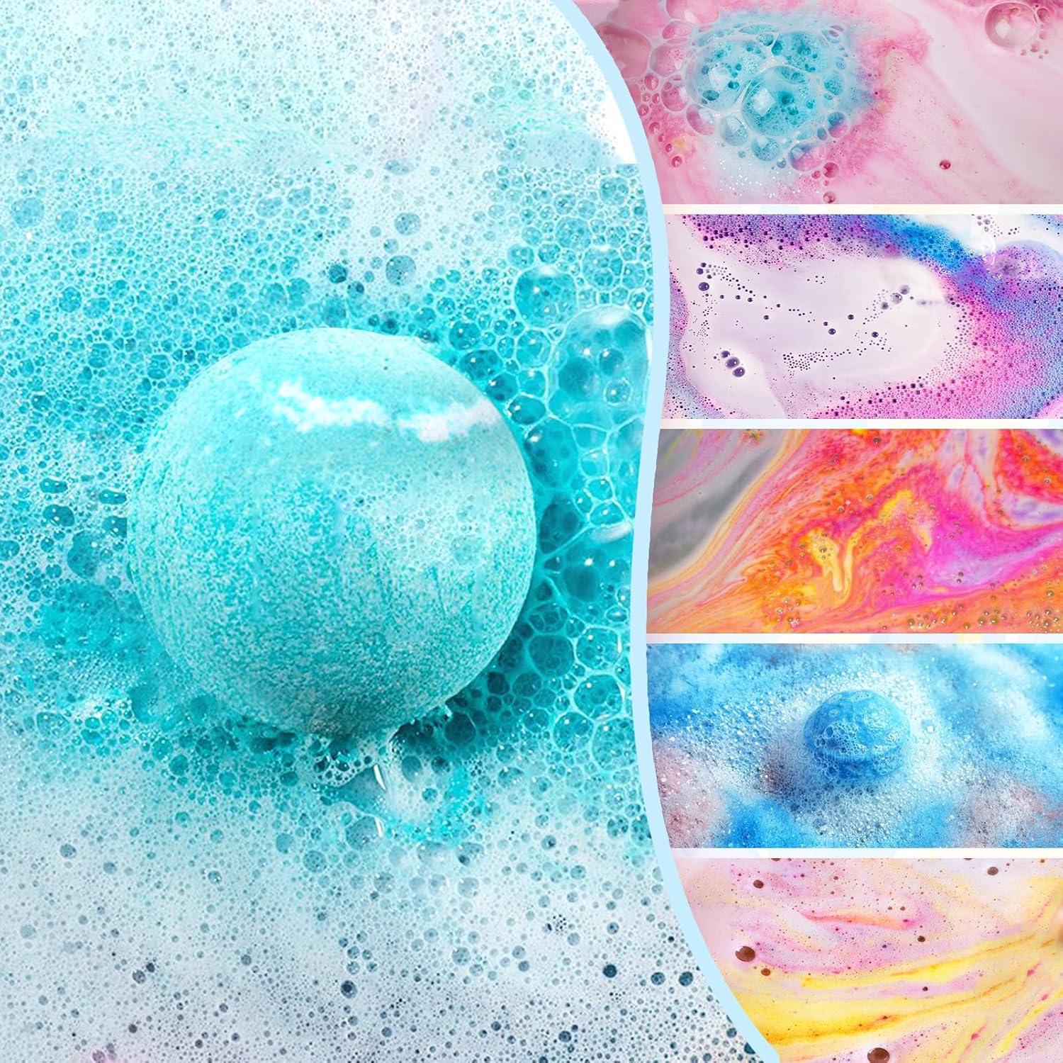 Set de 12 Bombas de Baño Efervescentes FUNCREVITY con Juguetes