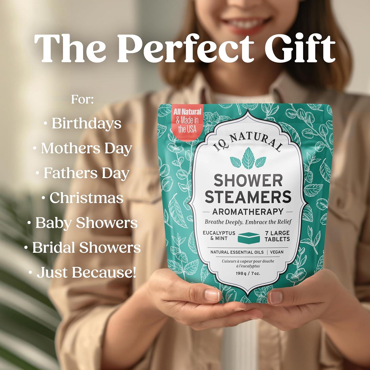 Bombas de Ducha Aromaterapia Eucalipto IQNATURAL - Orgánicas