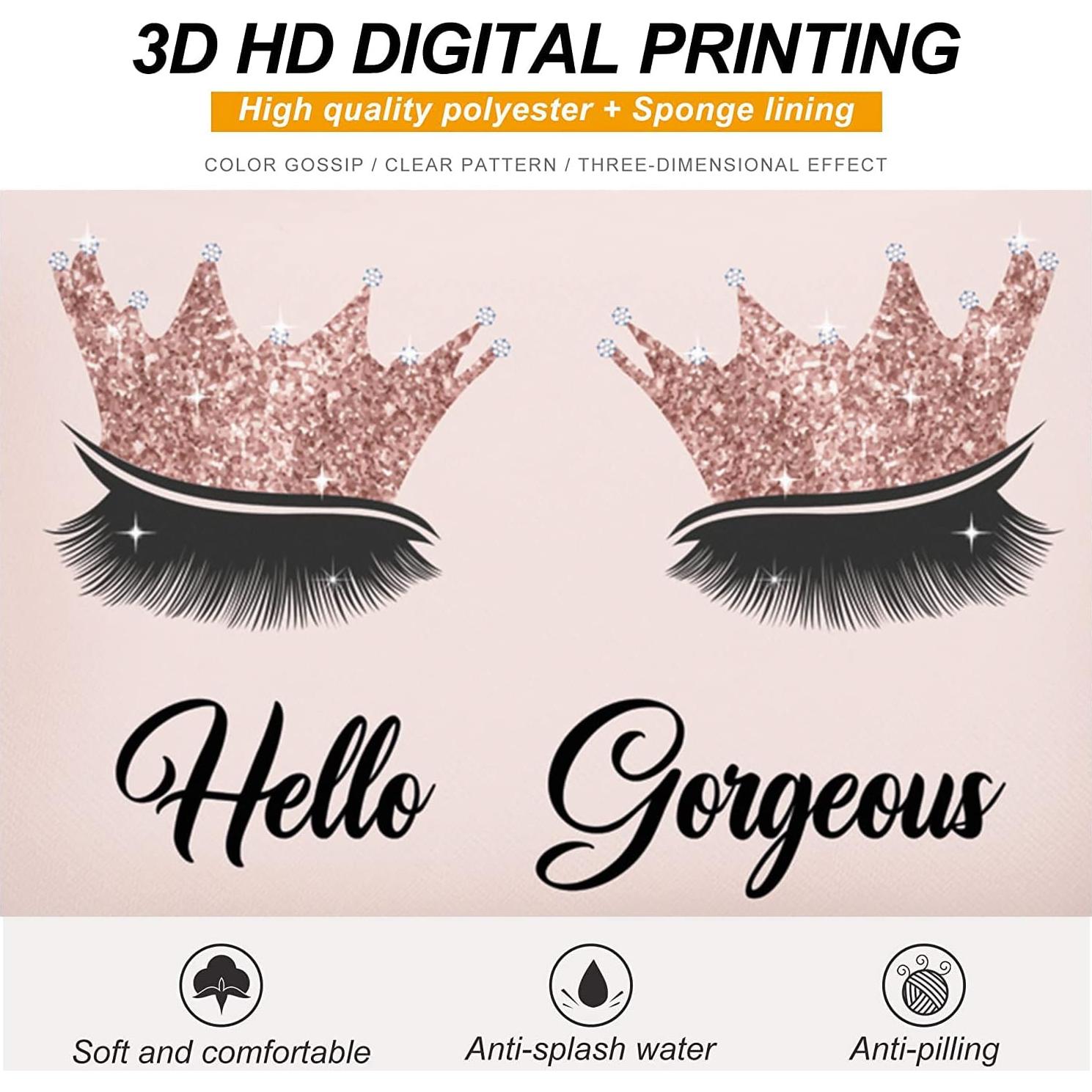 Paquete de 3 bolsas de maquillaje Baobeily - 24.9x17.8 cm