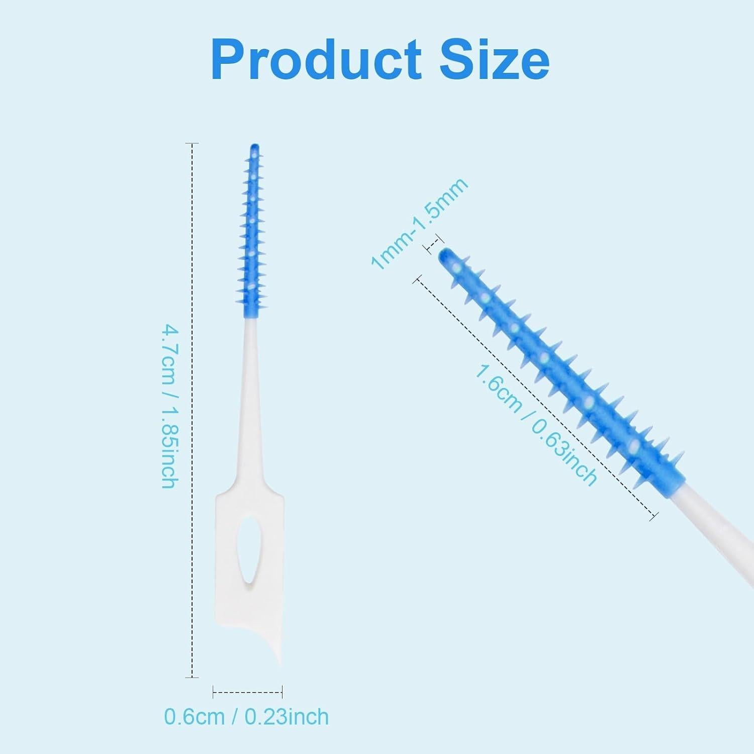 Palillos de Hilo Dental ACSKD 200 Unidades con Estuche Azul