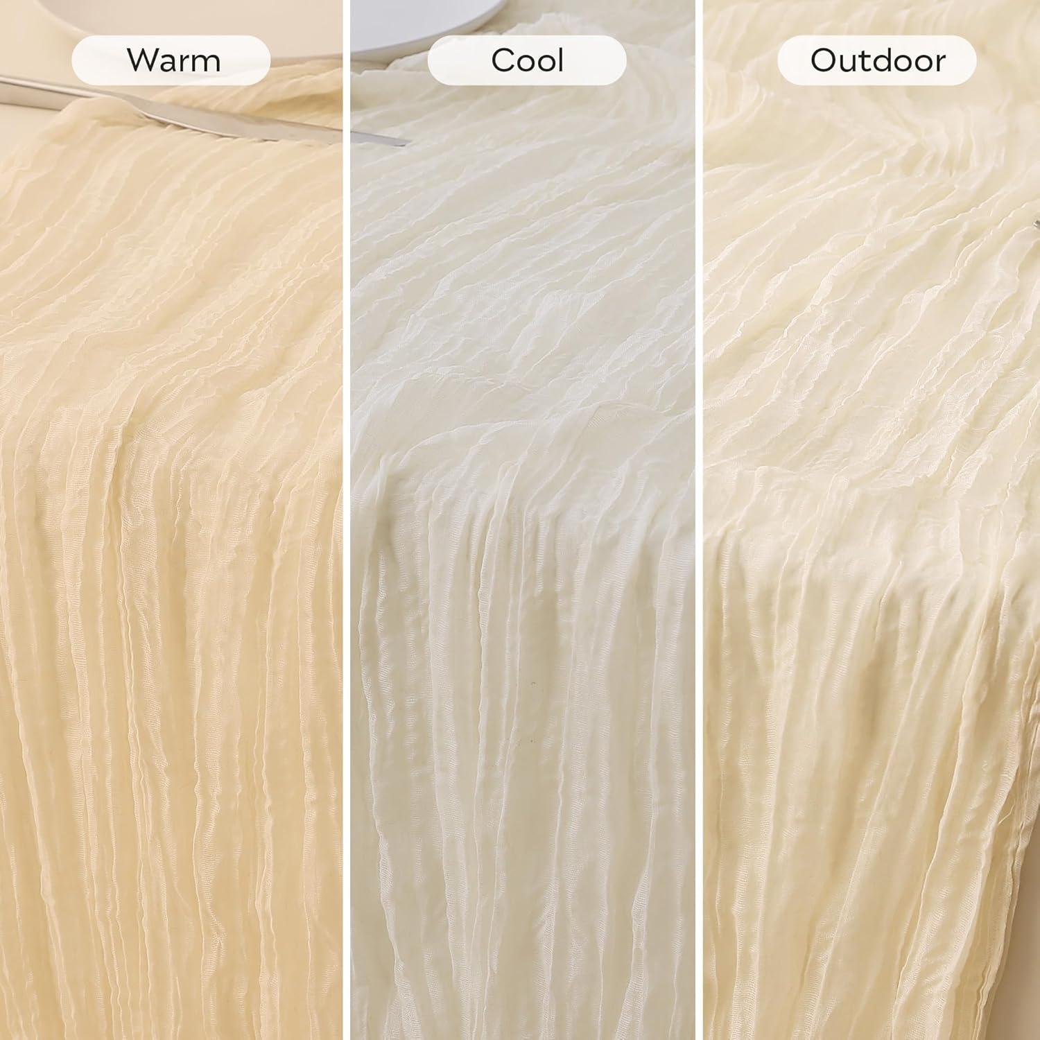 Cubre Mesa de Queso Beige Leetaltree 4 Piezas 89x305 cm