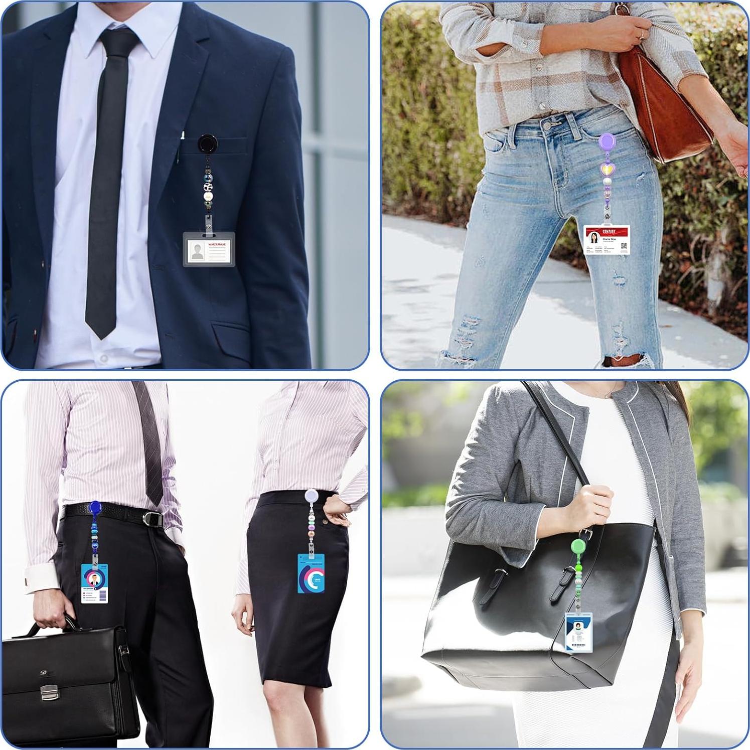 Kit de 15 Ruedas de Insignias Retráctiles Coloridas Hesong