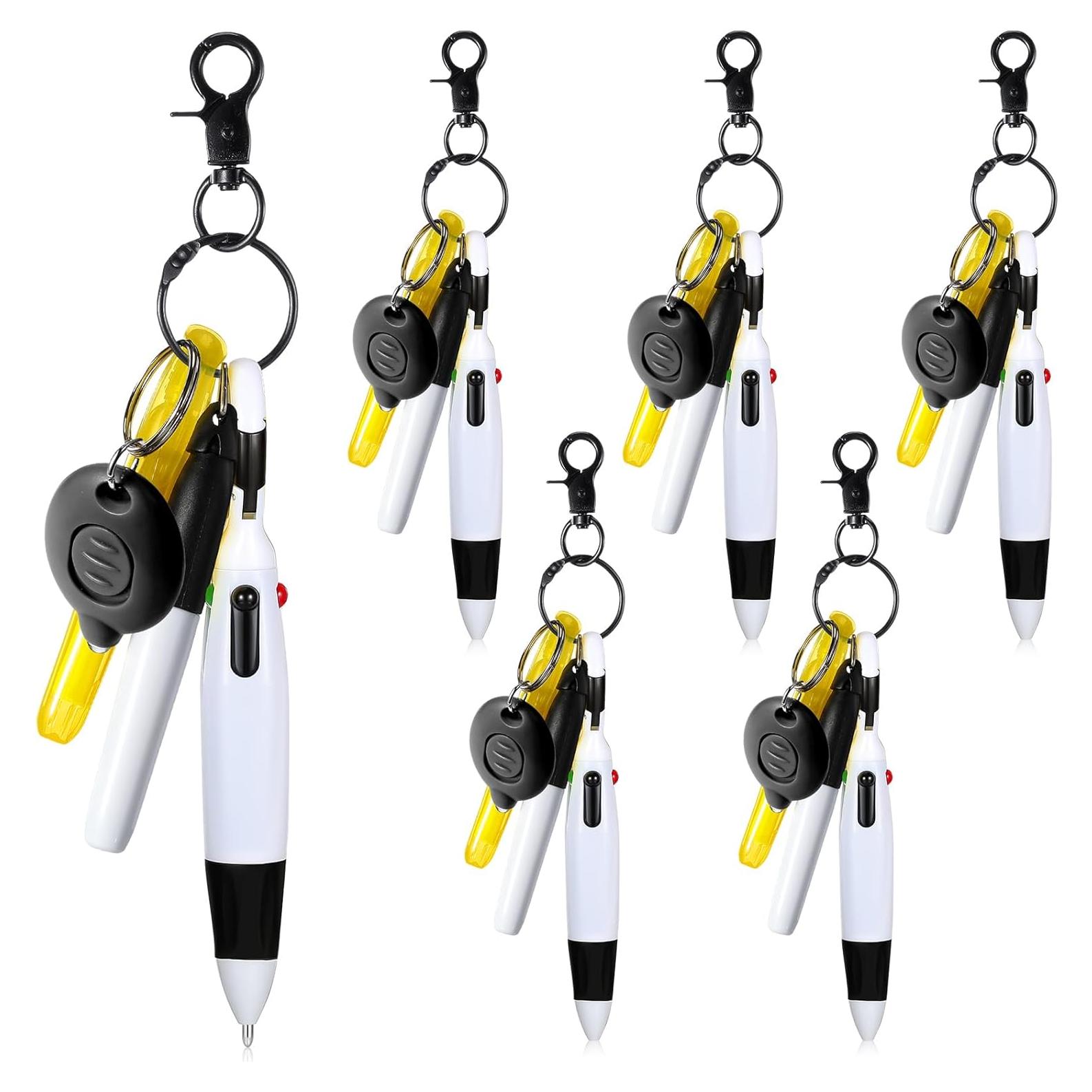 30 Piezas Bolígrafos Retráctiles y Mini Resaltadores Chinco