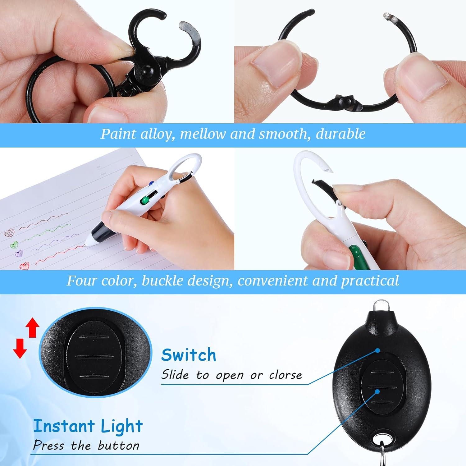 30 Piezas Bolígrafos Retráctiles y Mini Resaltadores Chinco