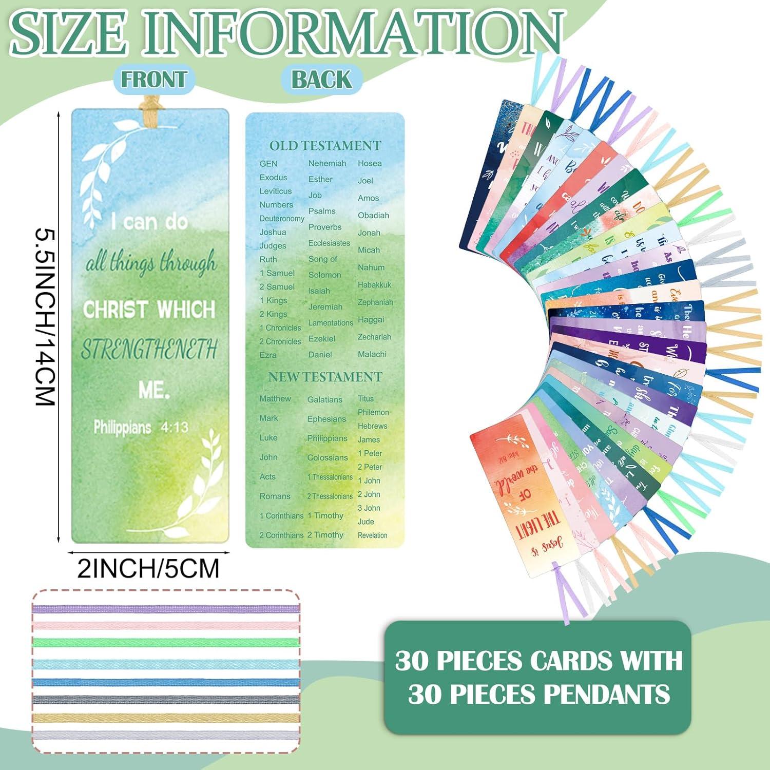 Marcadores de Versículos Bíblicos Chinco 120 Piezas Multicolor