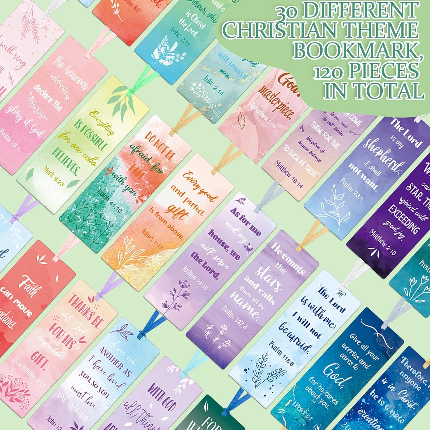 Marcadores de Versículos Bíblicos Chinco 120 Piezas Multicolor