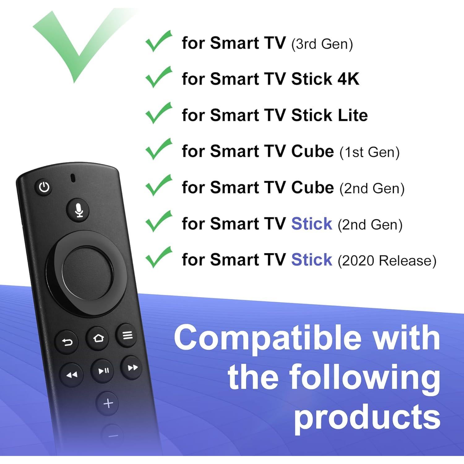 Control Remoto de Reemplazo Trado para TV Stick 2da Gen 4K