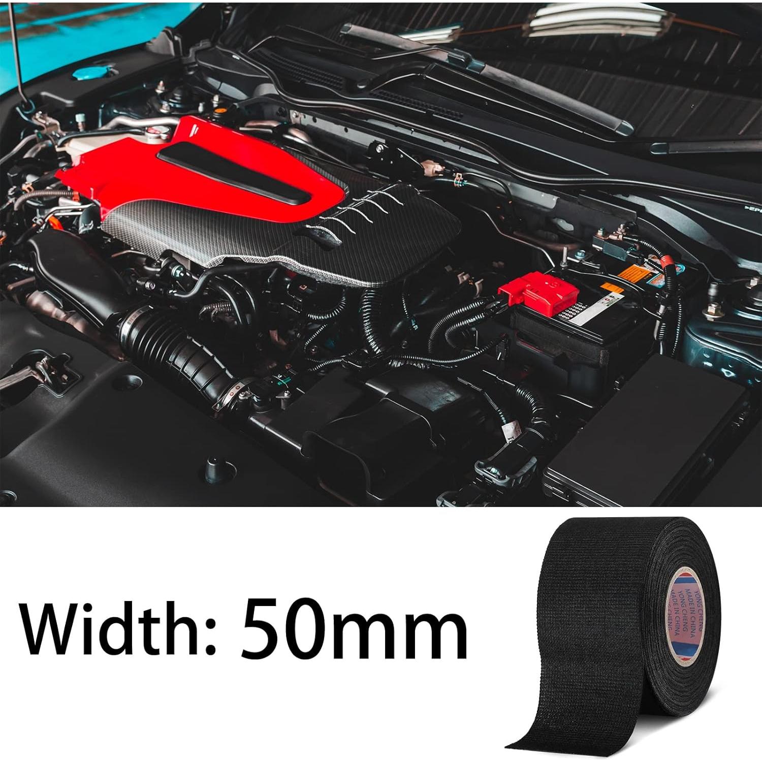 Cinta de Tela Eléctrica Outus 5 cm x 15 m para Cables Automotrices