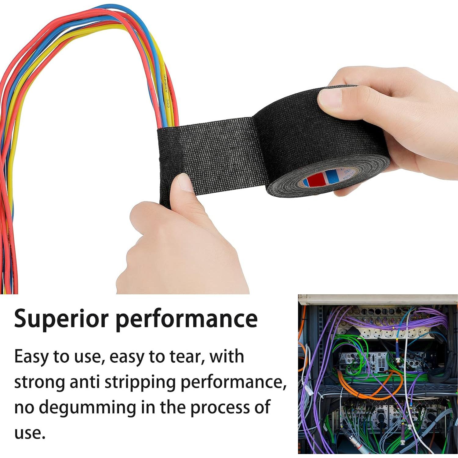 Cinta de Tela Eléctrica Outus 5 cm x 15 m para Cables Automotrices