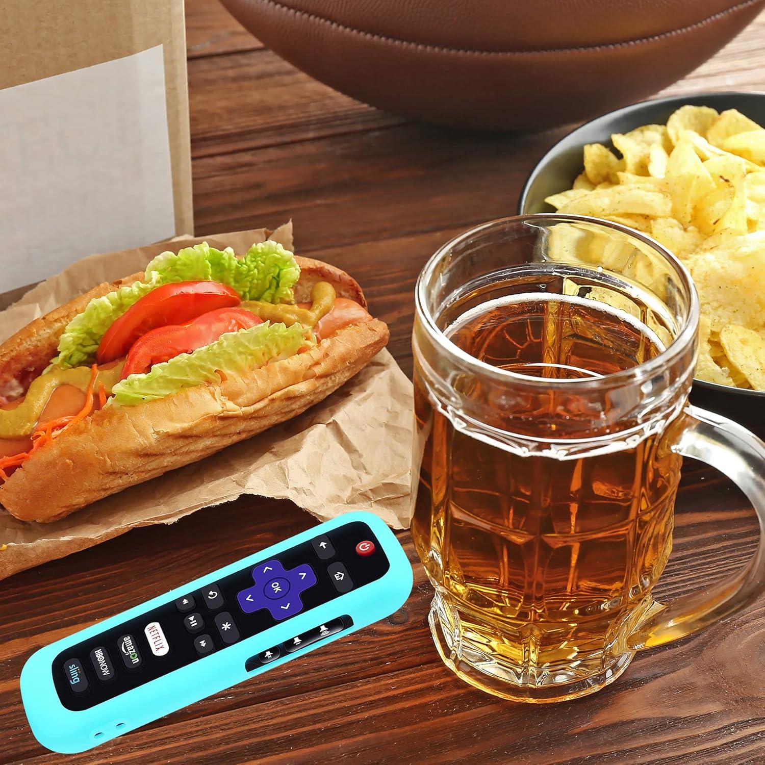 Paquete de 5 fundas de silicona para control remoto Roku