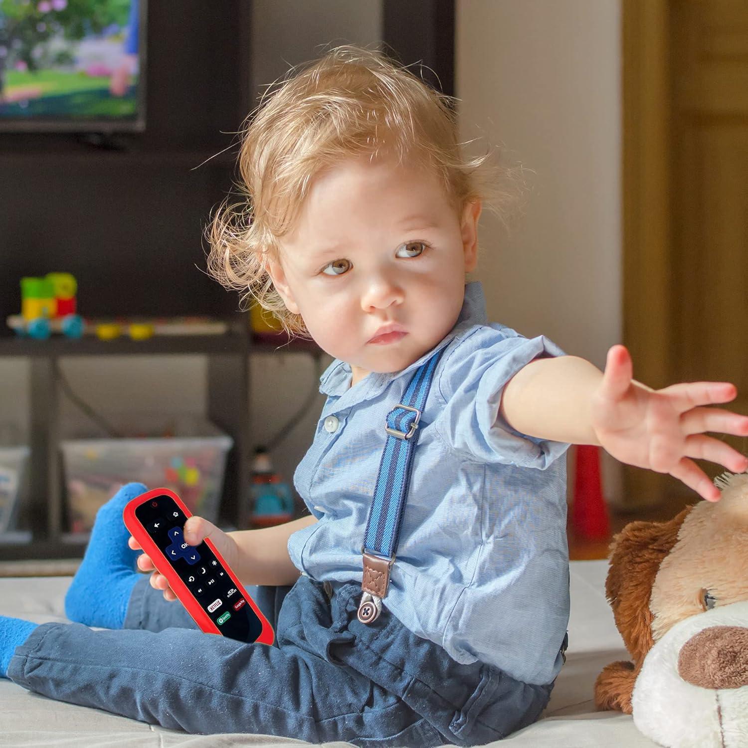 Paquete de 5 fundas de silicona para control remoto Roku