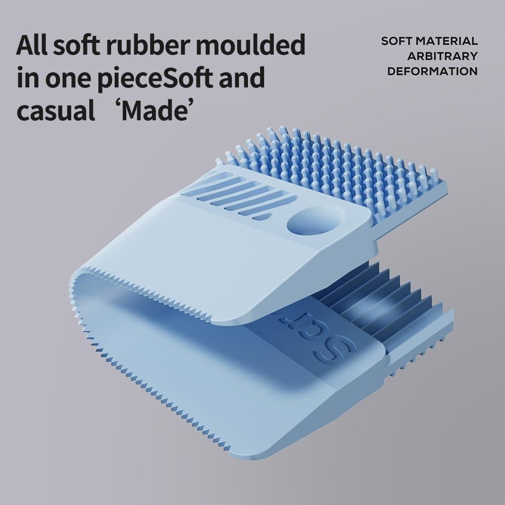 Cepillo Eliminador de Pelusa BJGZ-HC Azul, 10x5cm, Reutilizable