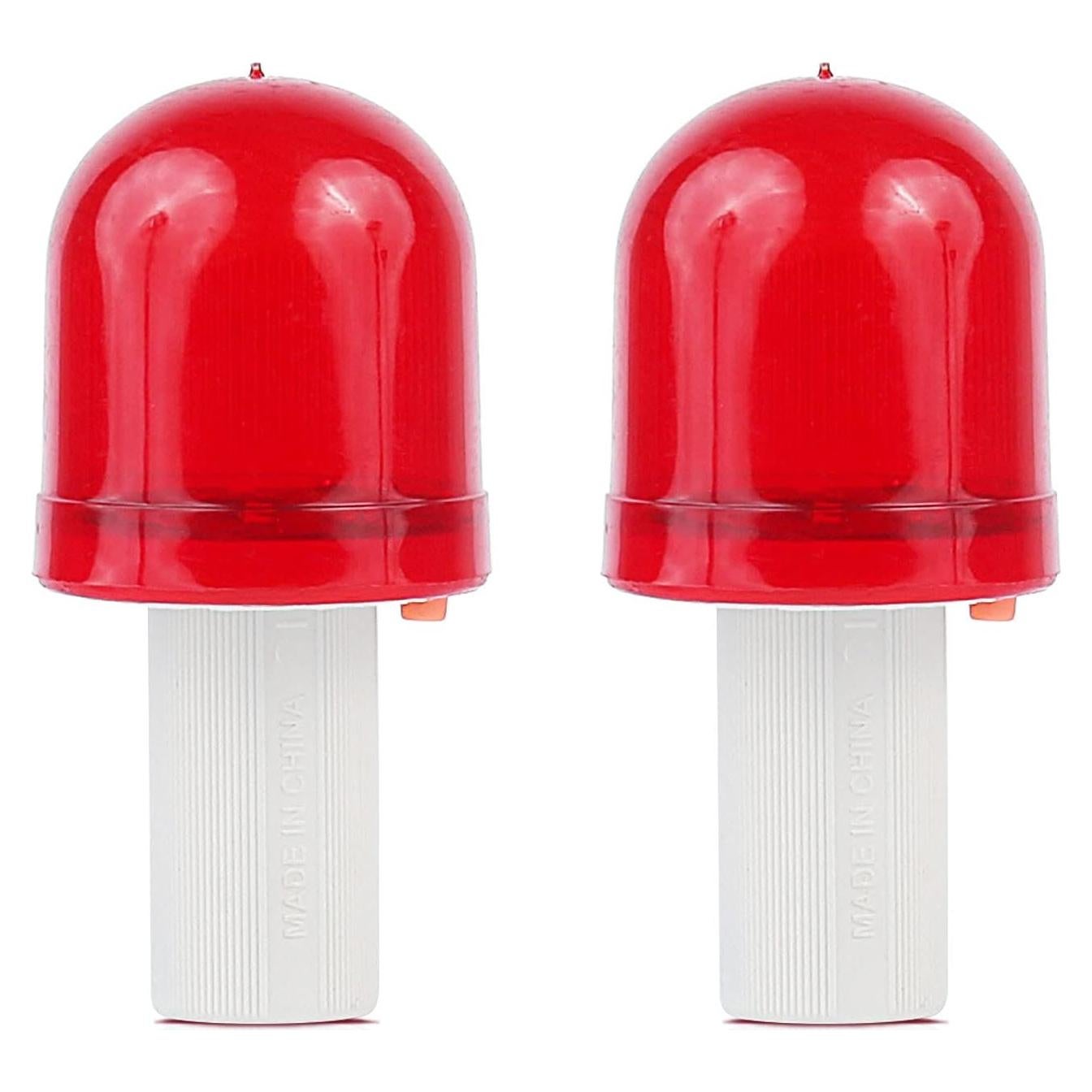 Luz LED de Advertencia BATTIFE para Conos de Tráfico - 2 Paquetes