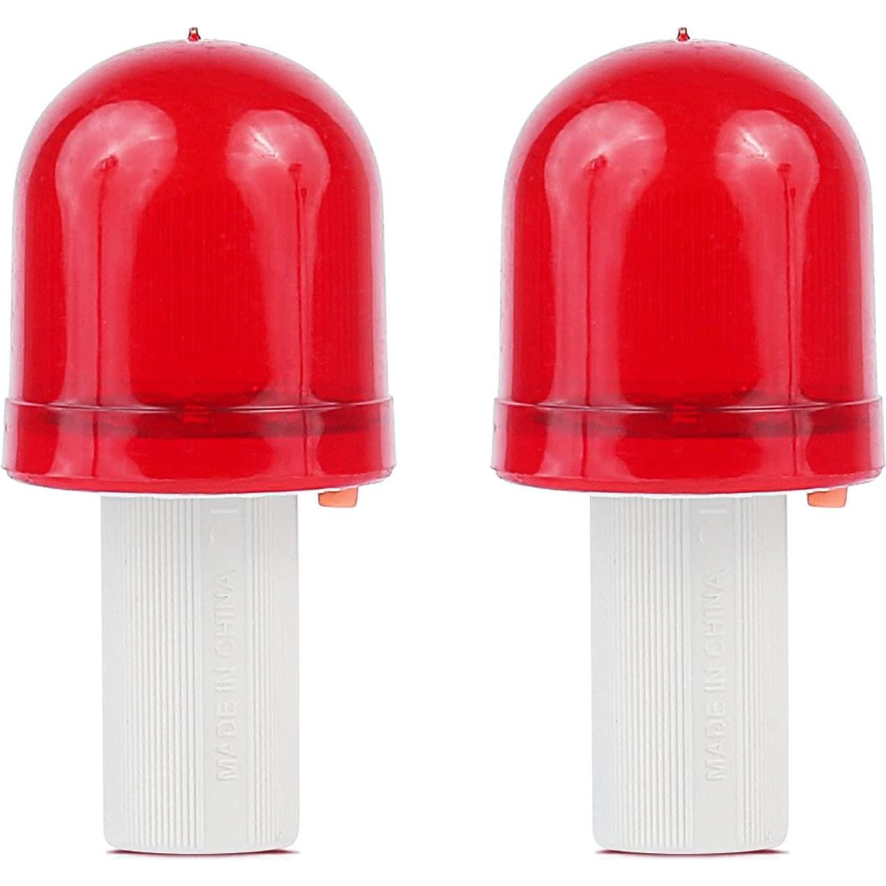 Luz LED de Advertencia BATTIFE para Conos de Tráfico - 2 Paquetes