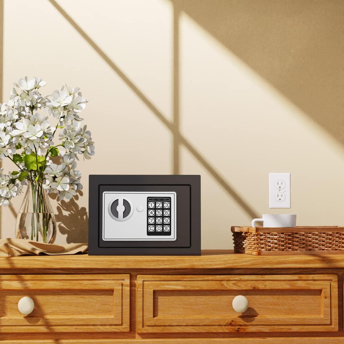 Caja Fuerte Digital Compacta GOLDENKEY 0.0085 m³ con Llave