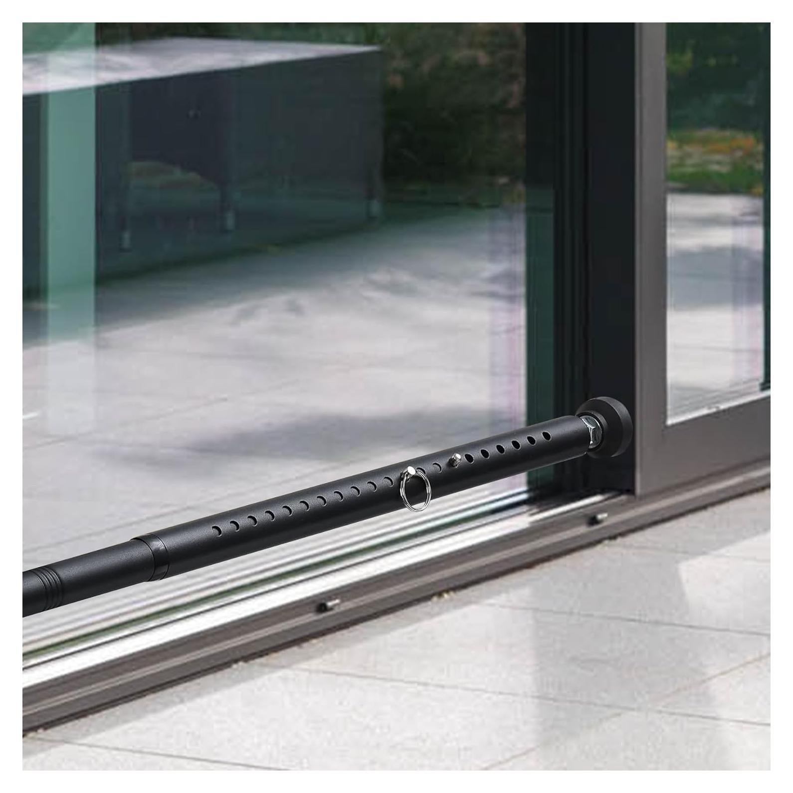 Barra de Seguridad Ajustable EUIJOIP para Puertas y Ventanas 43-130 cm