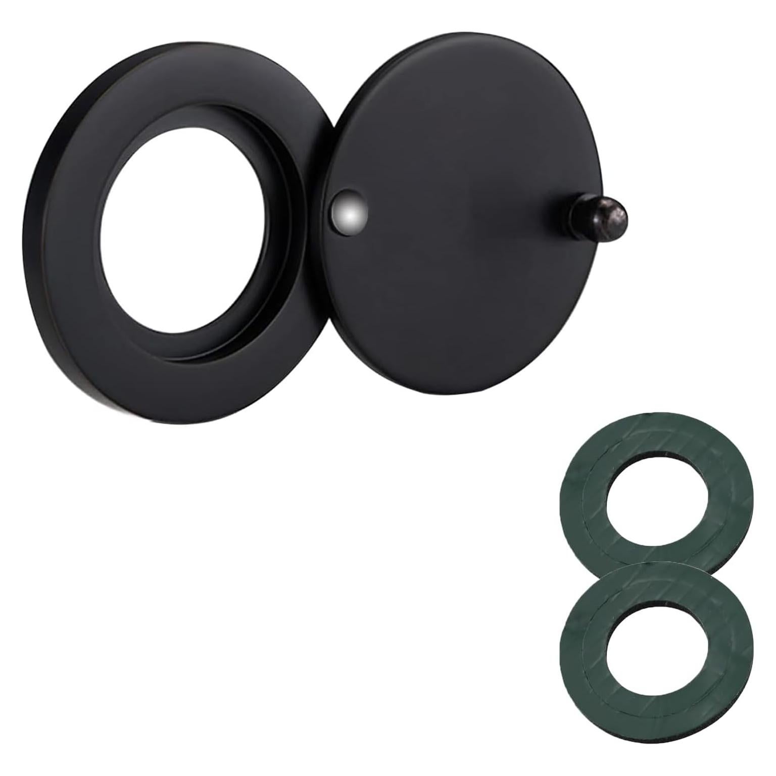 Cubierta de Mirilla Fanshuge Negro Mate - Protección Privacidad