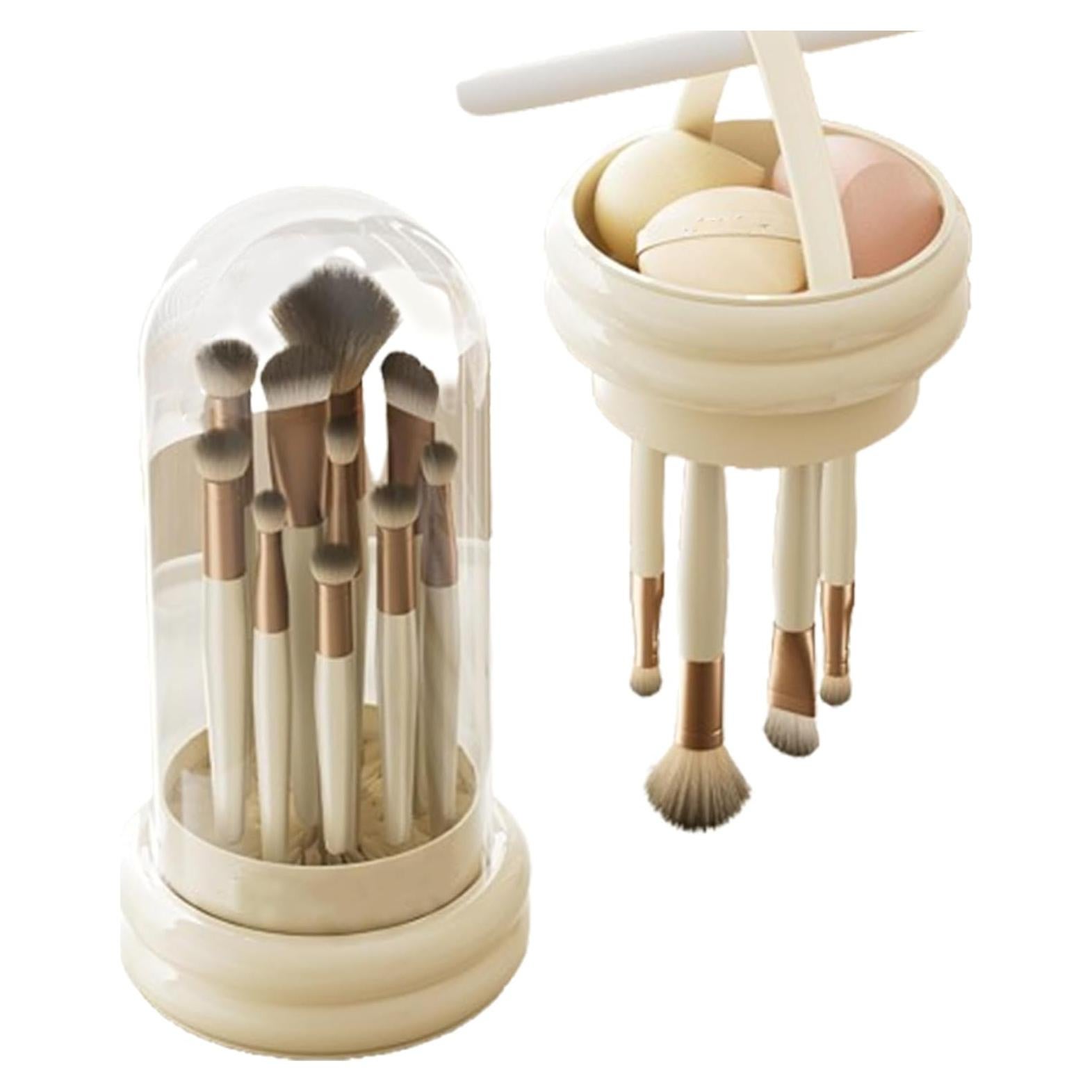 Soporte para Brochas de Maquillaje TIMISTARS 3 en 1 Silicona