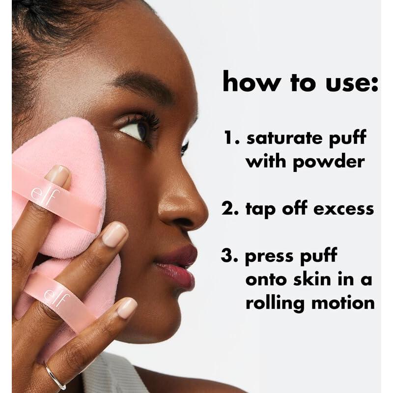 Puff de Polvo Reutilizable e.l.f. Halo Glow 9g - Vegano